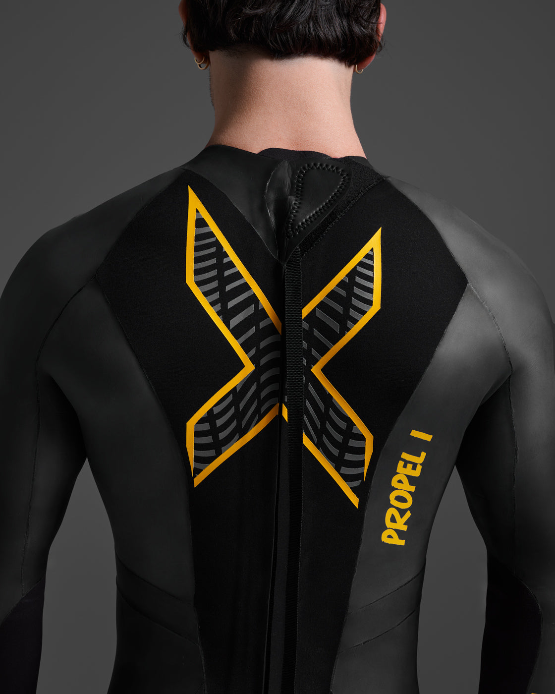 2XU Propel P:1 Wetsuits Mens - Black/Ambition - Frontrunner Colombo