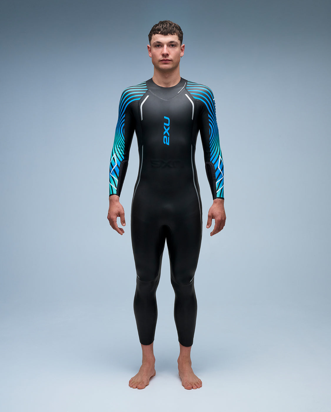 2XU Propel P:2 Wetsuit Mens Black/Aloha - front