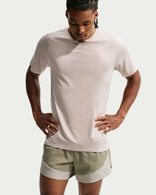 Nike Stride Aero-FIT Short-Sleeve Running Top Mens - Cream II/Sail - Frontrunner Colombo
