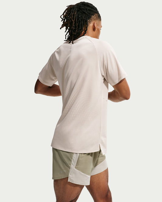 Nike Stride Aero-FIT Short-Sleeve Running Top Mens - Cream II/Sail - Frontrunner Colombo