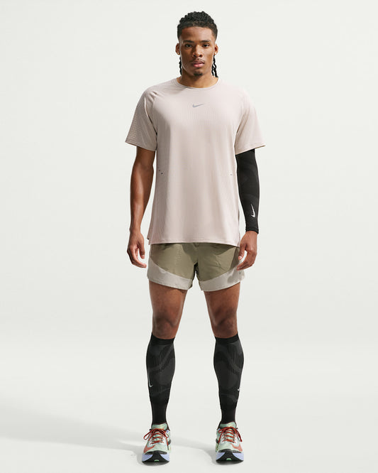 Nike Stride Aero-FIT Short-Sleeve Running Top Mens - Cream II/Sail - Frontrunner Colombo