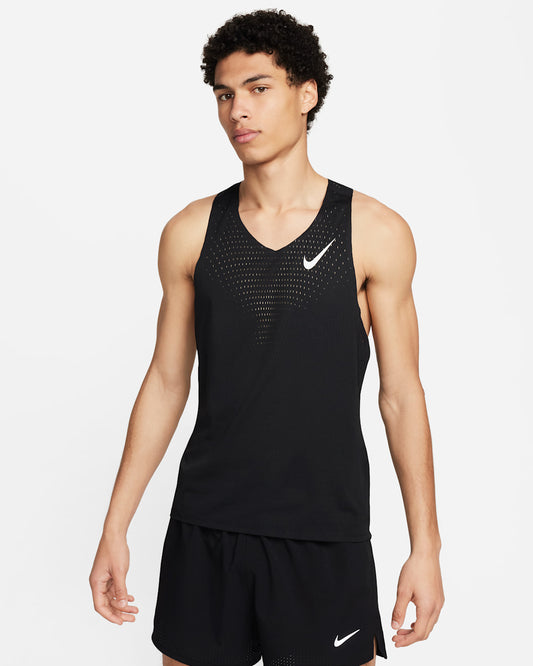 Nike Dri-Fit ADV Aeroswift Singlet Mens Black - Frontrunner Colombo