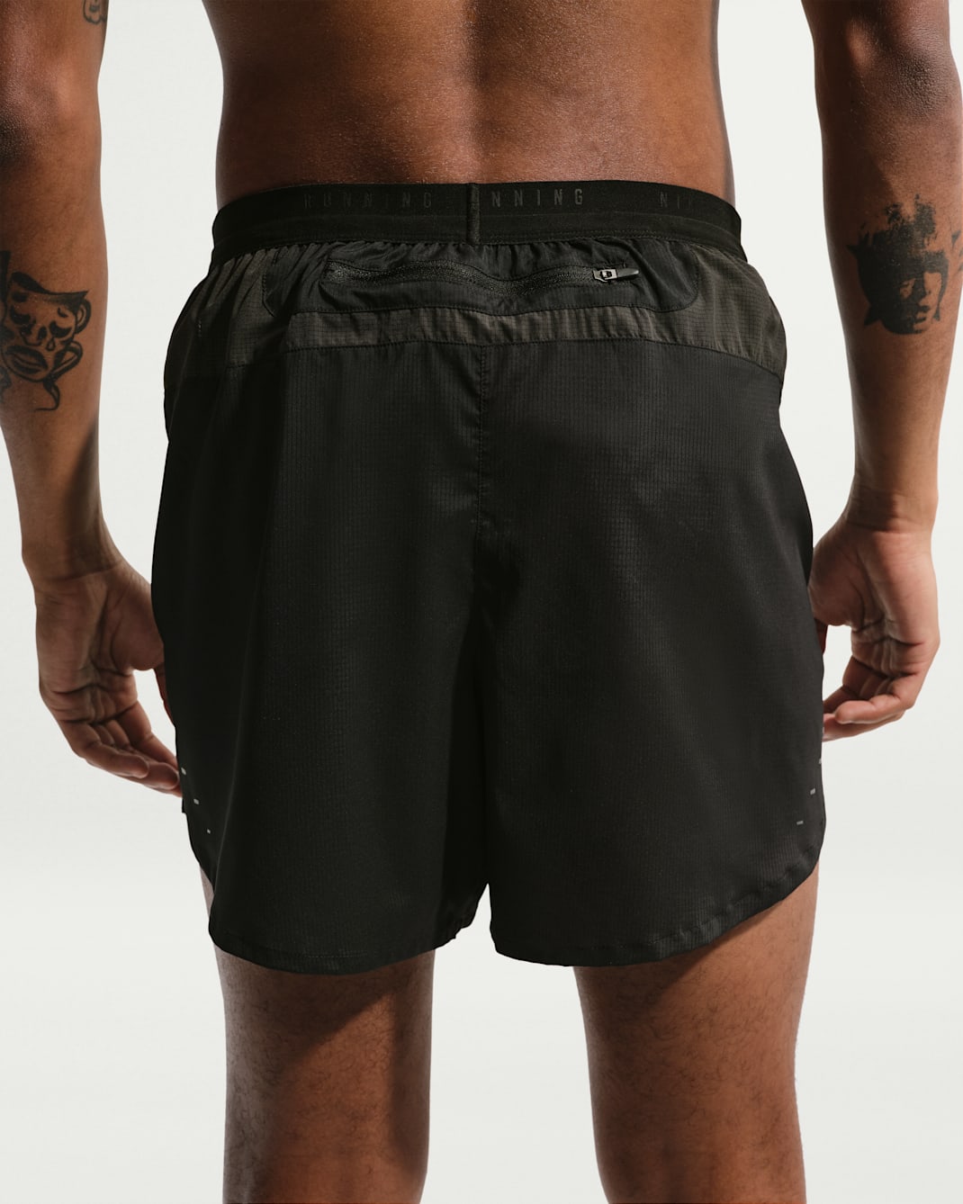 Nike DriFit Stride Plus 5" Brief Lined Shorts Mens Black - Frontrunner Colombo