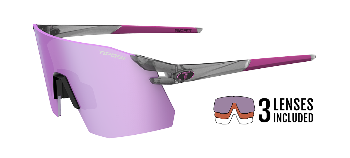 Tifosi Moab XC Satin Vapour with Clarion Deep Purple lens