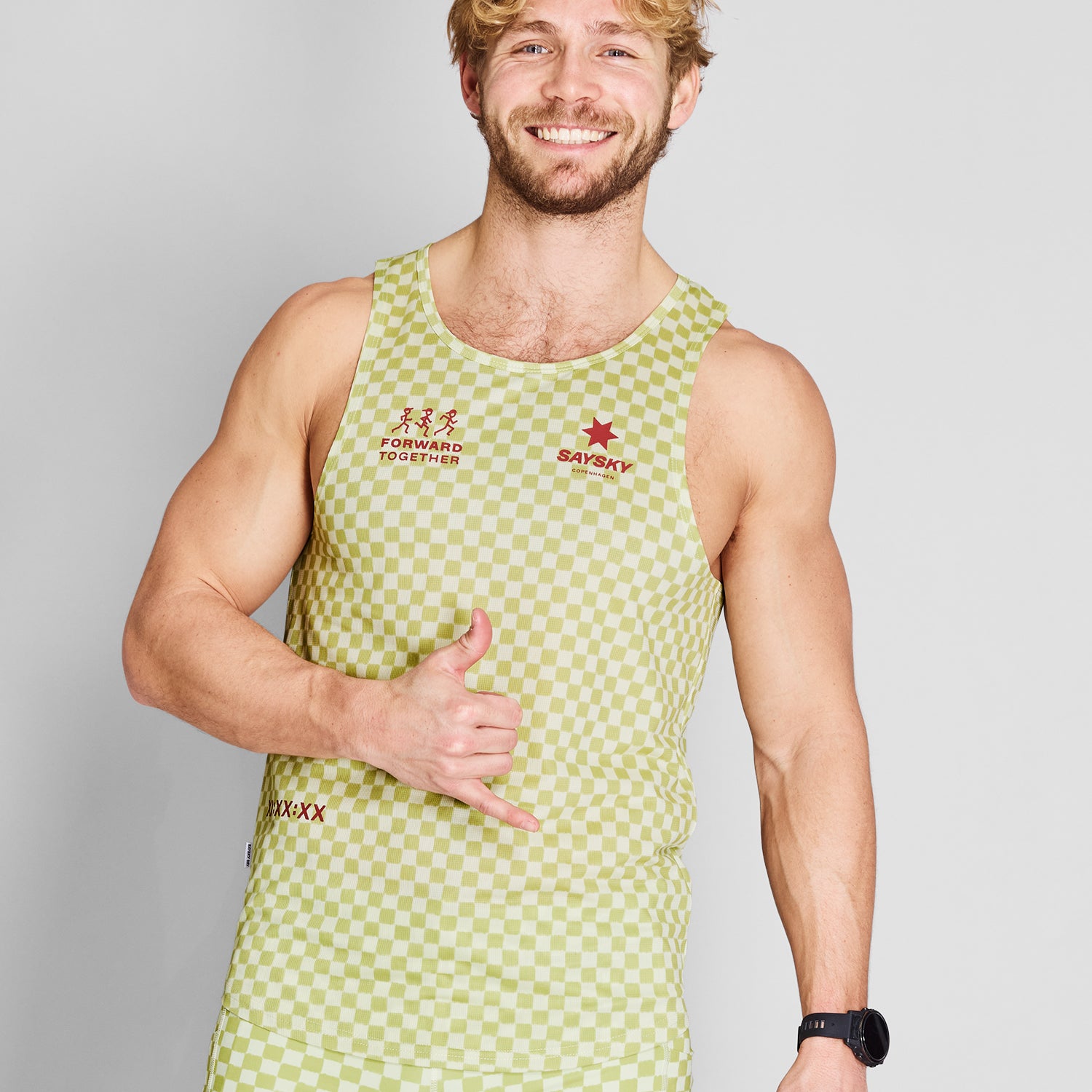 Saysky Checker Combat Singlet Mens - Frontrunner Colombo