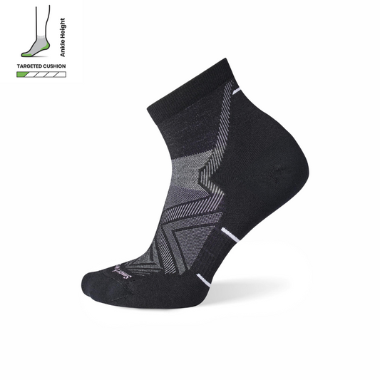 Smartwool Run Targeted Cushion Ankle Women's - Black - Frontrunner Colombo