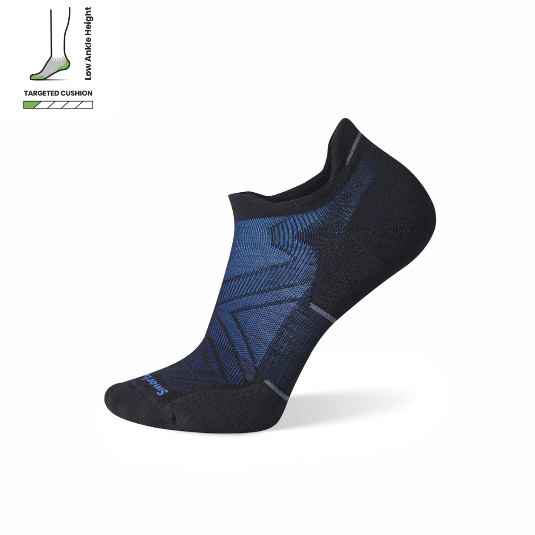 Smartwool Run Targeted Cushion Low Ankle Unisex - Black - Frontrunner Colombo