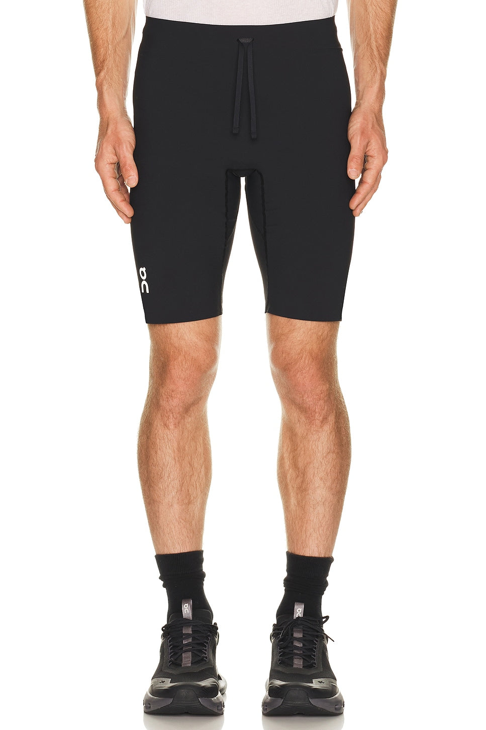 On Zero Half Tights Mens Black - Frontrunner Colombo