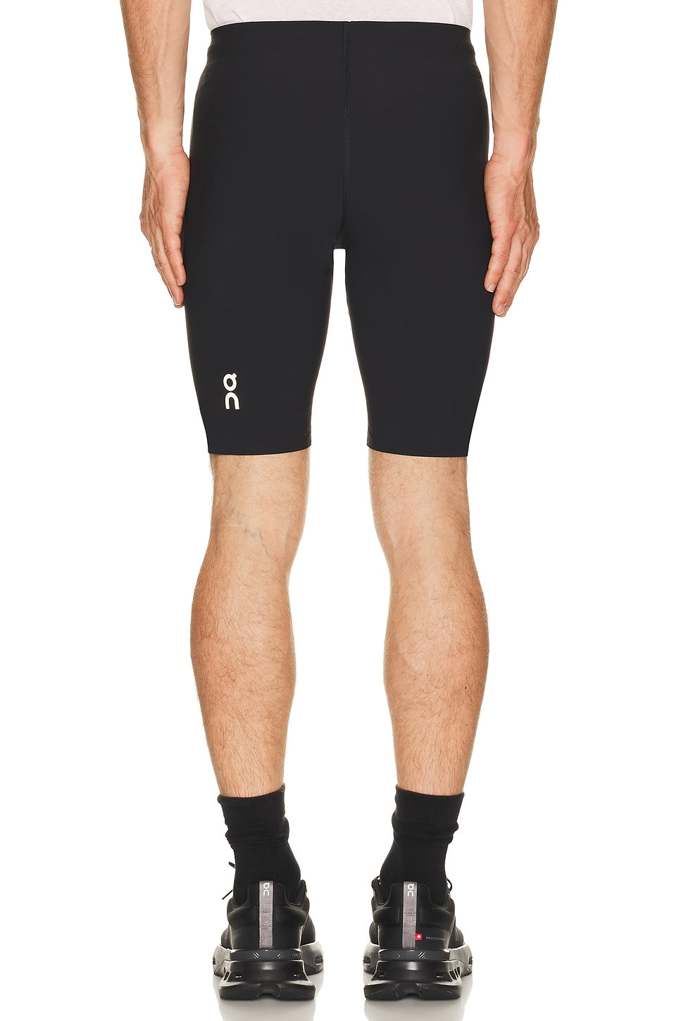 On Zero Half Tights Mens Black - Frontrunner Colombo
