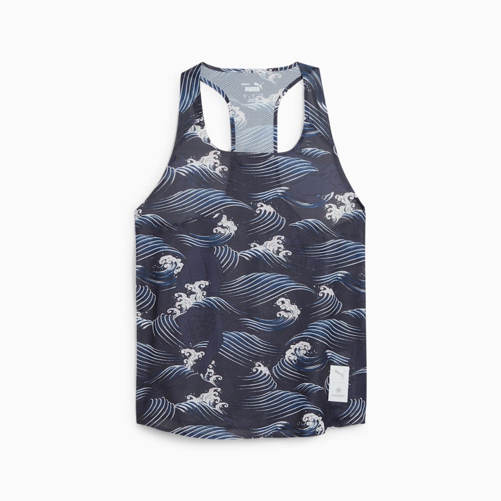 Puma X SaySky Singlet AOP New Navy (Womens) - Frontrunner Colombo