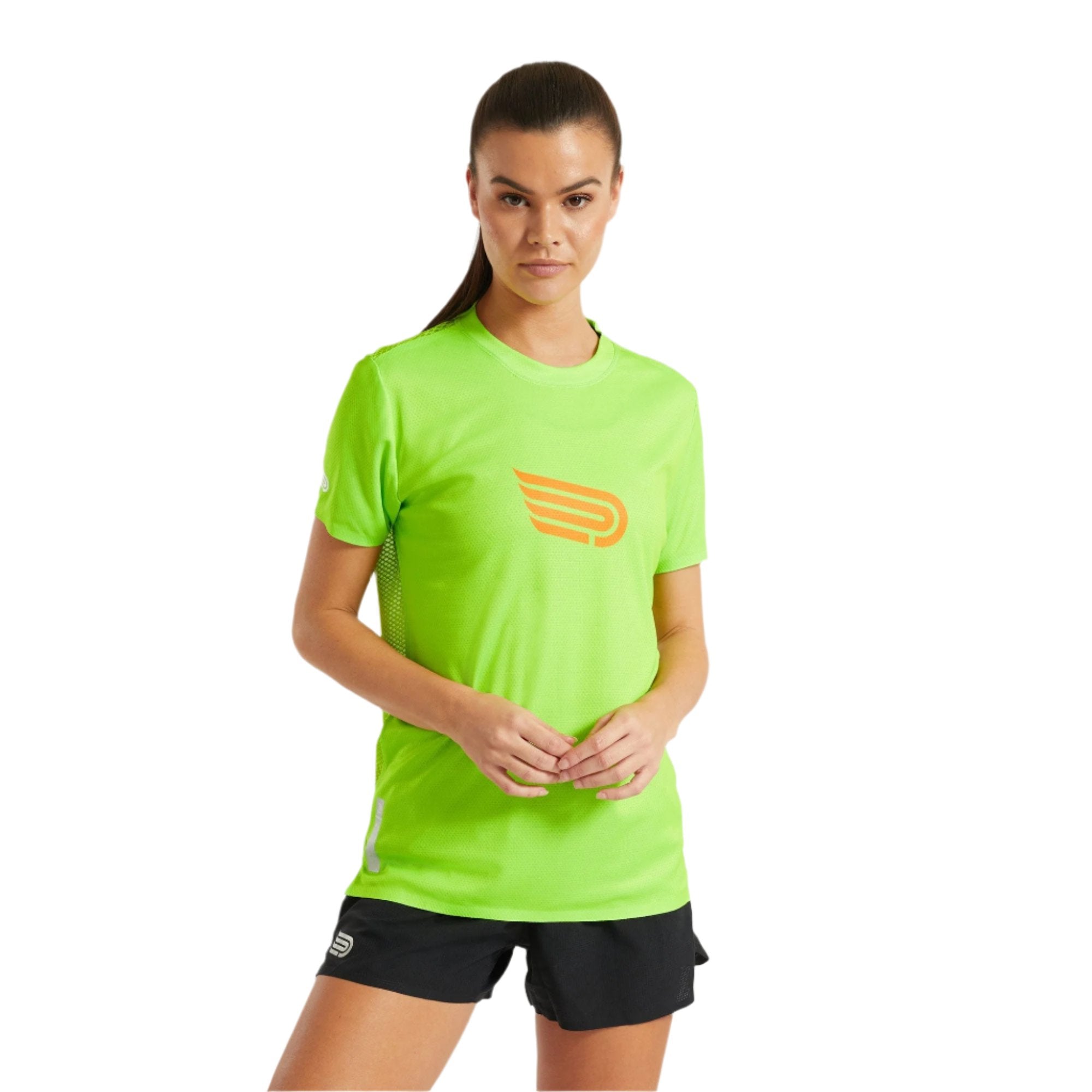 Pressio Elite S/S Top Womens - Lime - Frontrunner Colombo