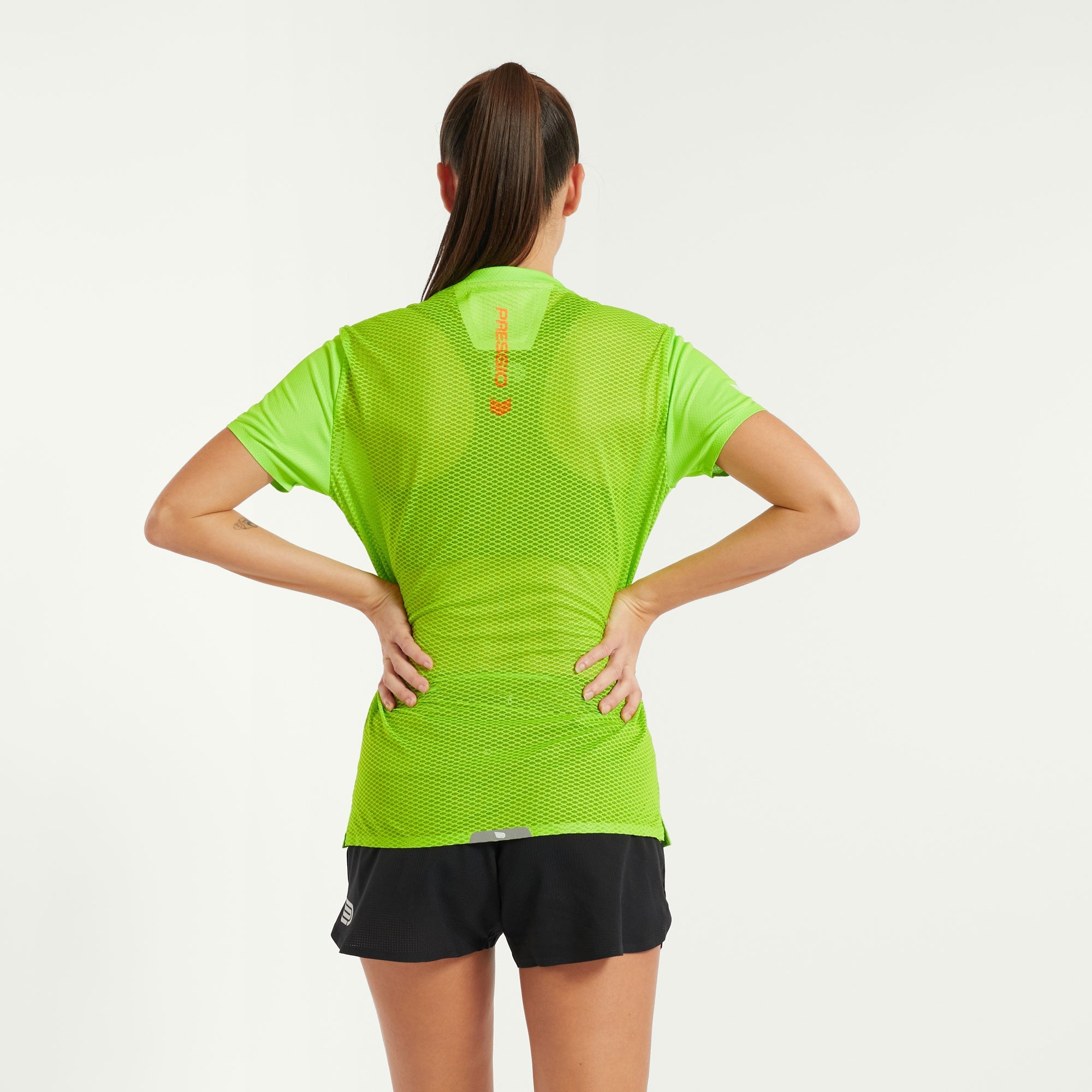 Pressio Elite S/S Top Womens - Lime - Frontrunner Colombo