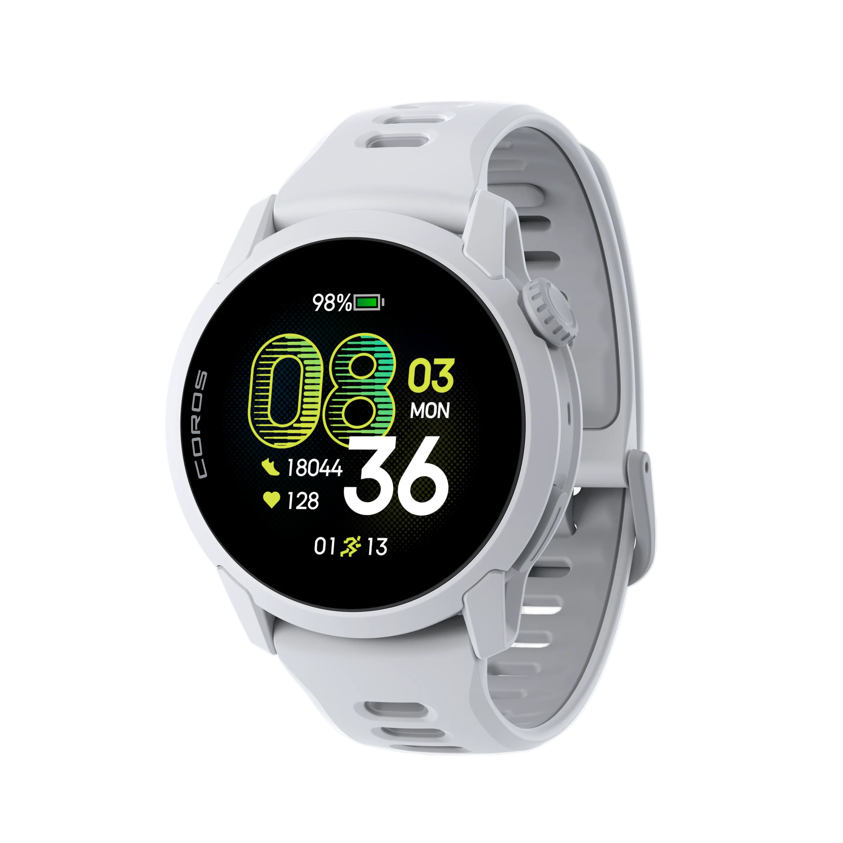 Coros Pace 4 - White Silicone - Frontrunner Colombo