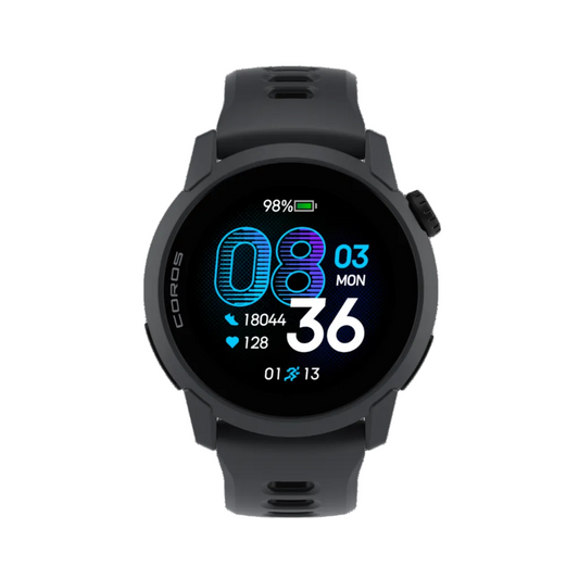 Coros Pace 4 - Black Silicone - Frontrunner Colombo