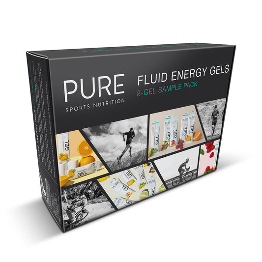 PURE Fluid Energy Gels 8-Gel Sample Pack - Frontrunner Colombo
