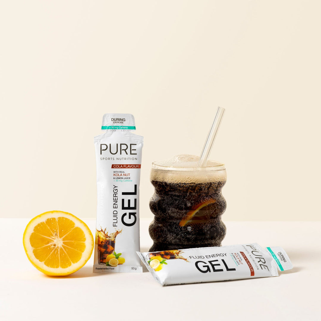 Pure Fluid Energy Gel - Cola + Caffeine - 8 Pack - Frontrunner Colombo