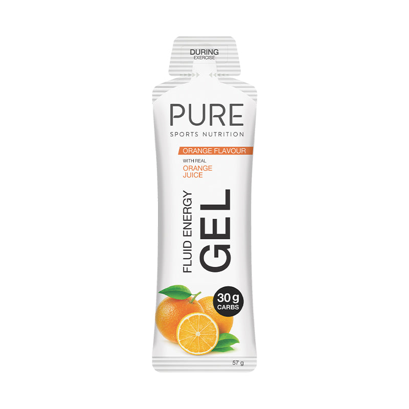Pure Fluid Energy Gel Orange - Box of 18 - Frontrunner Colombo