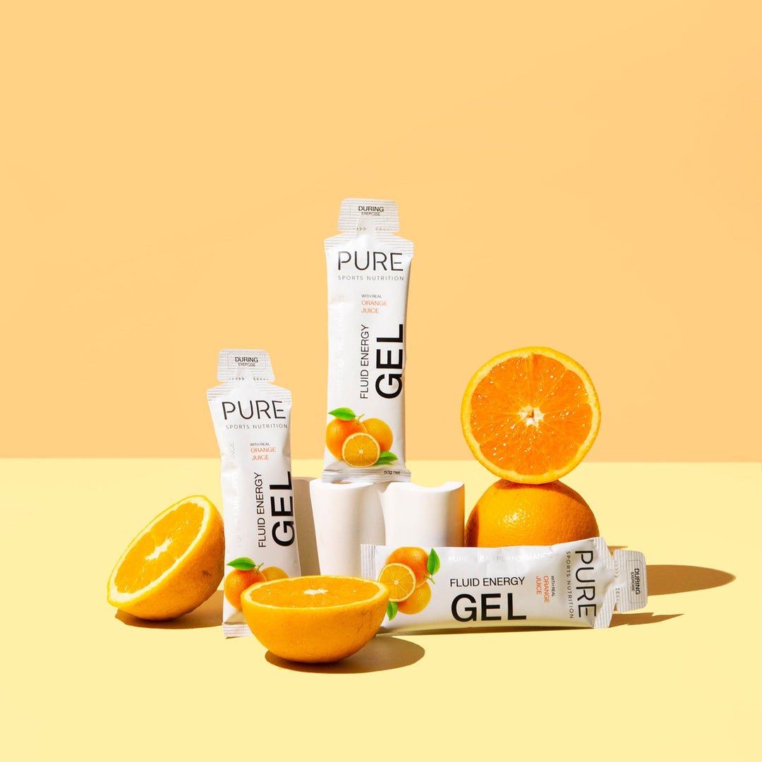 Pure Fluid Energy Gel Orange - Box of 18 - Frontrunner Colombo