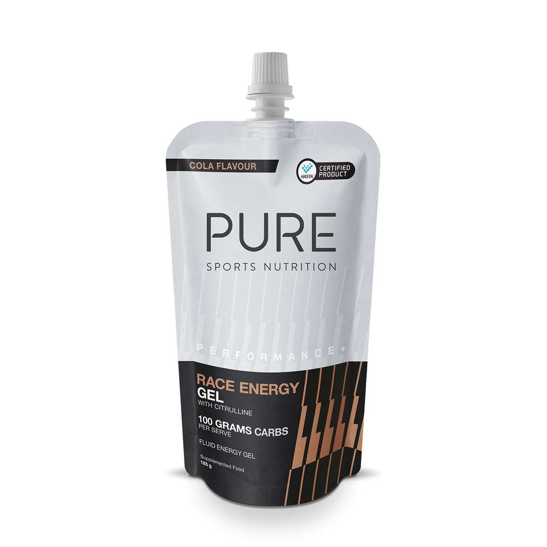 Pure Performance + Race Energy Gel 100g Pouch - Frontrunner Colombo