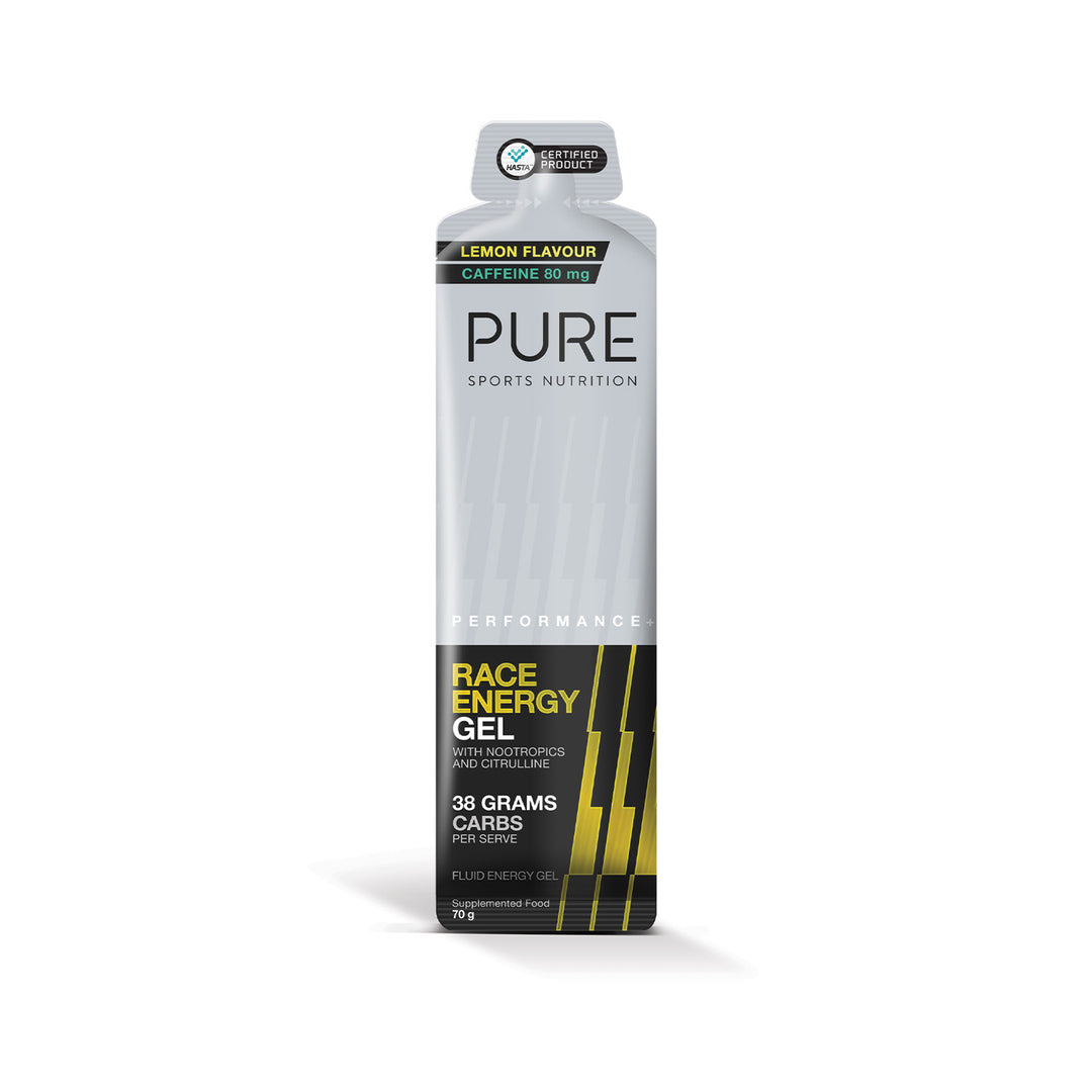 Pure Performance + Race Energy Gel + Caffiene - Frontrunner Colombo