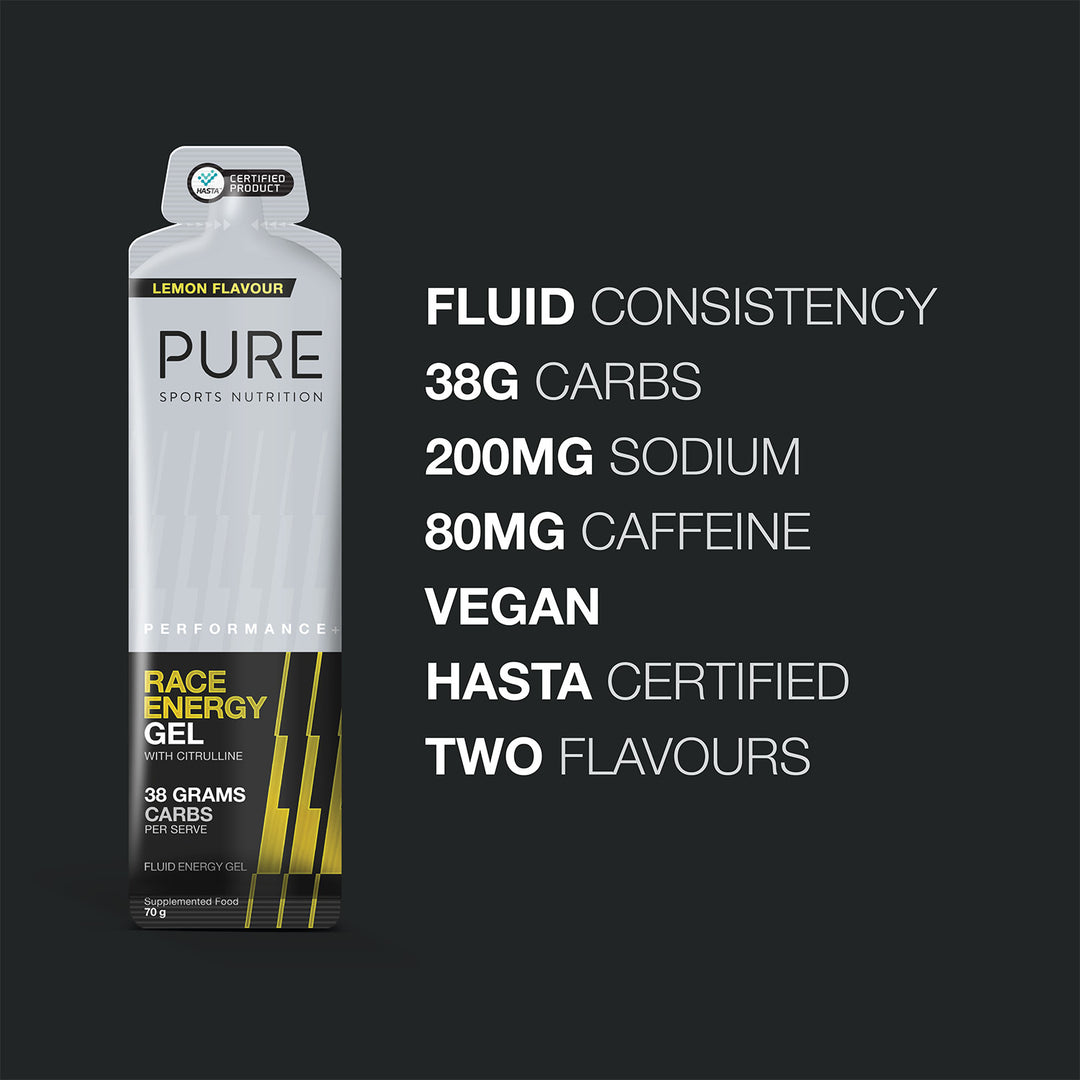 Pure Performance + Race energy gel - Frontrunner Colombo