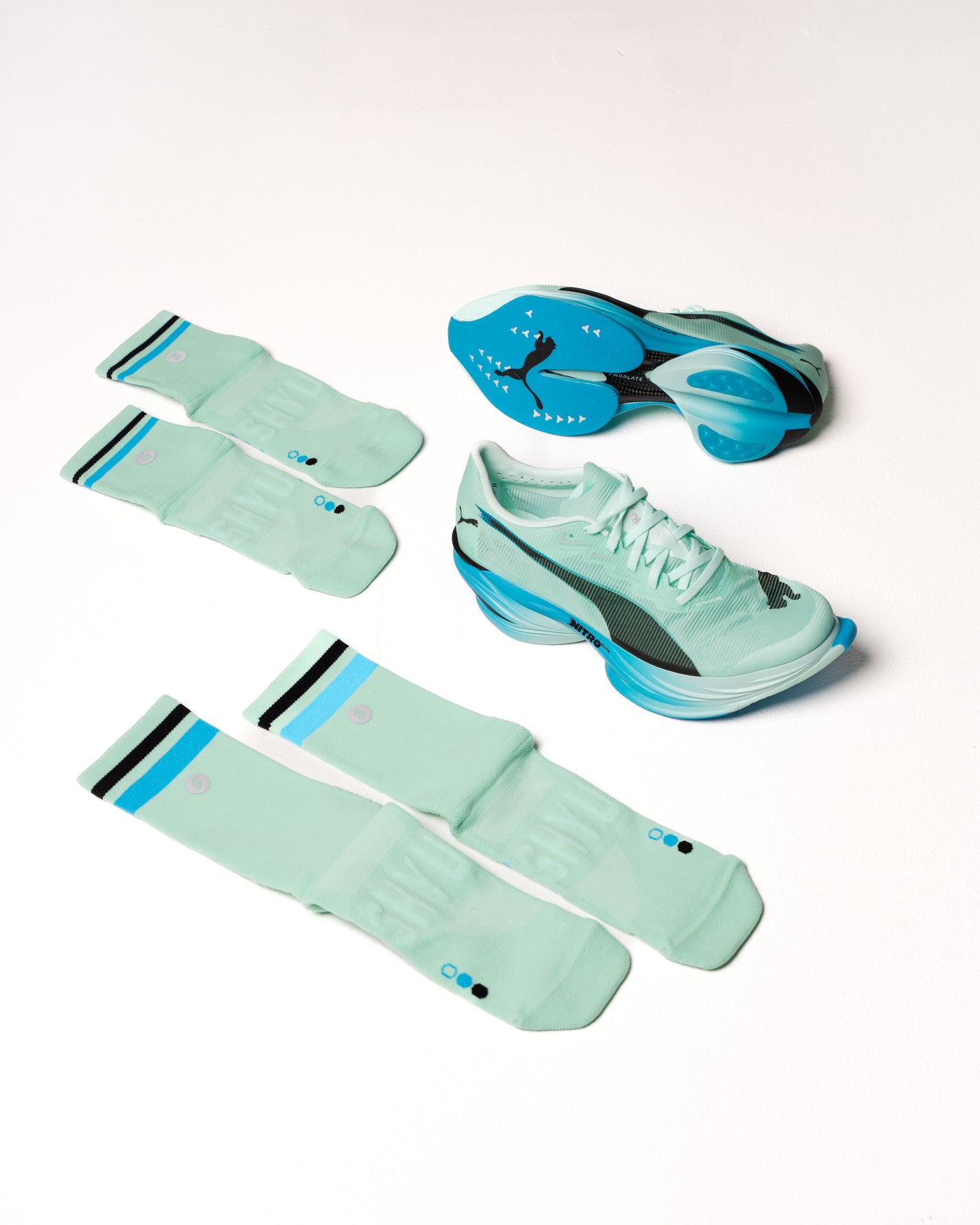 SHYU Racing Half Crew - Aqua/Blue/Black - Frontrunner Colombo
