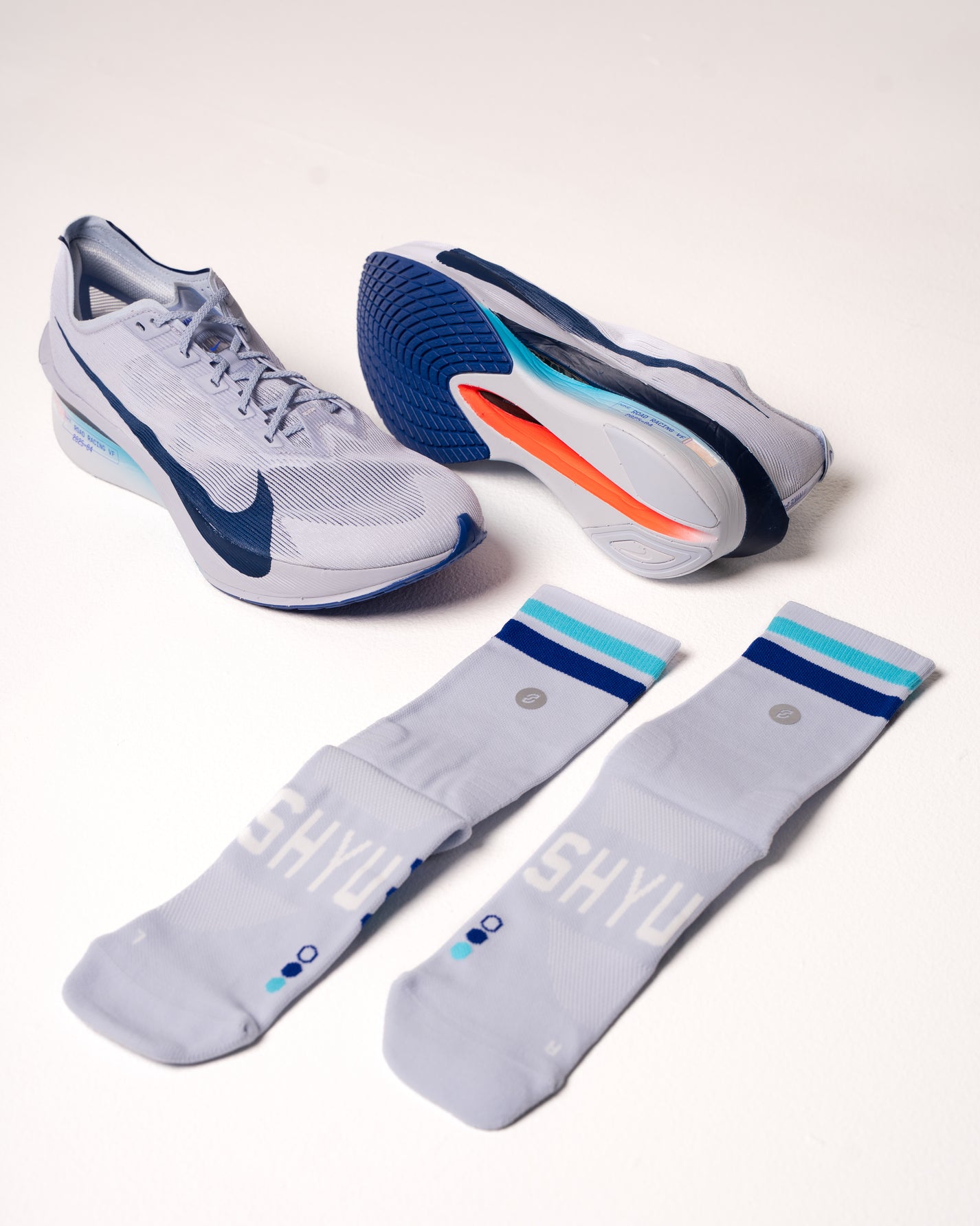 SHYU Racing Half Crew - Ice/Blue/Azure - Frontrunner Colombo