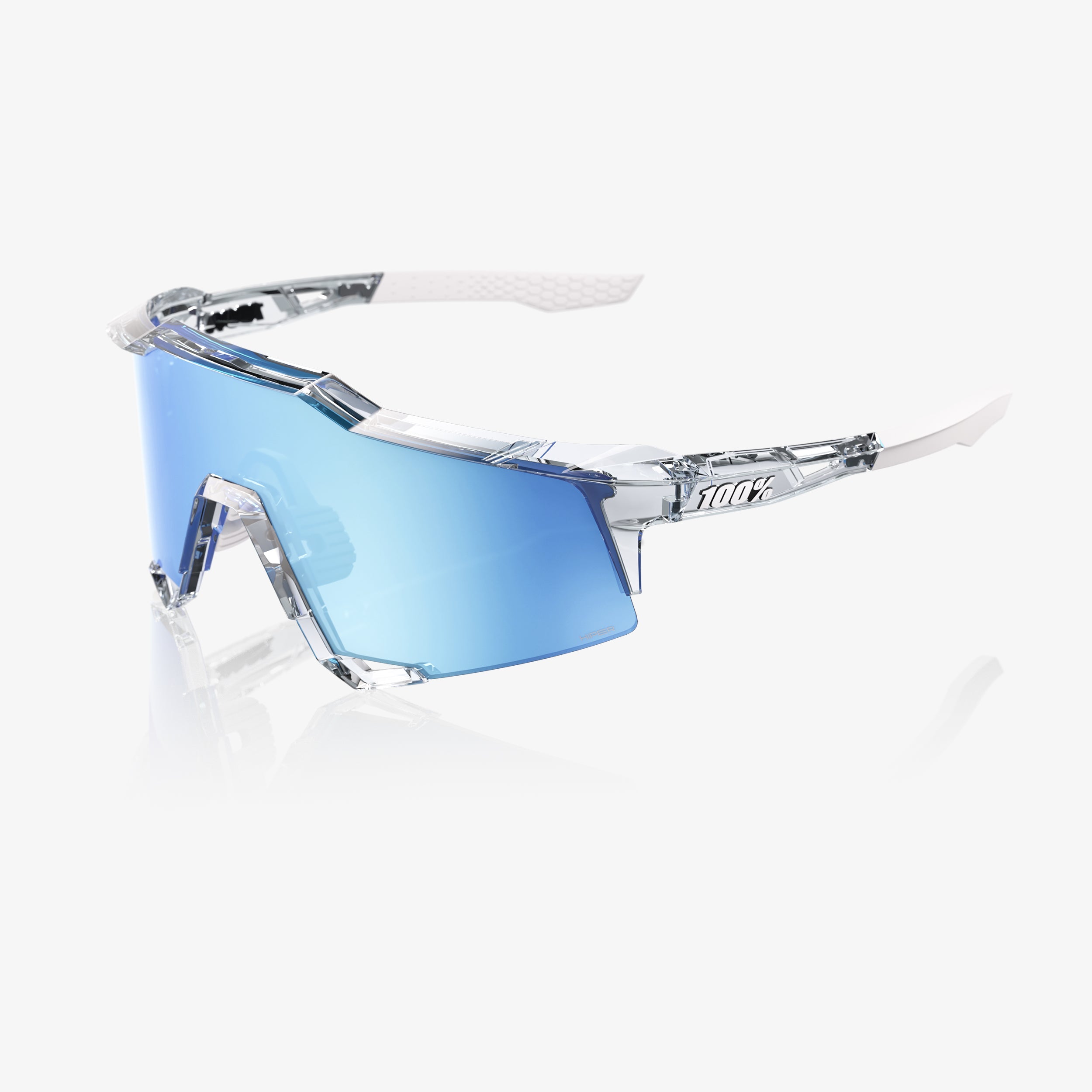 100% Speedcraft - Polished Translucent Clear - Hiper Blue - Frontrunner Colombo
