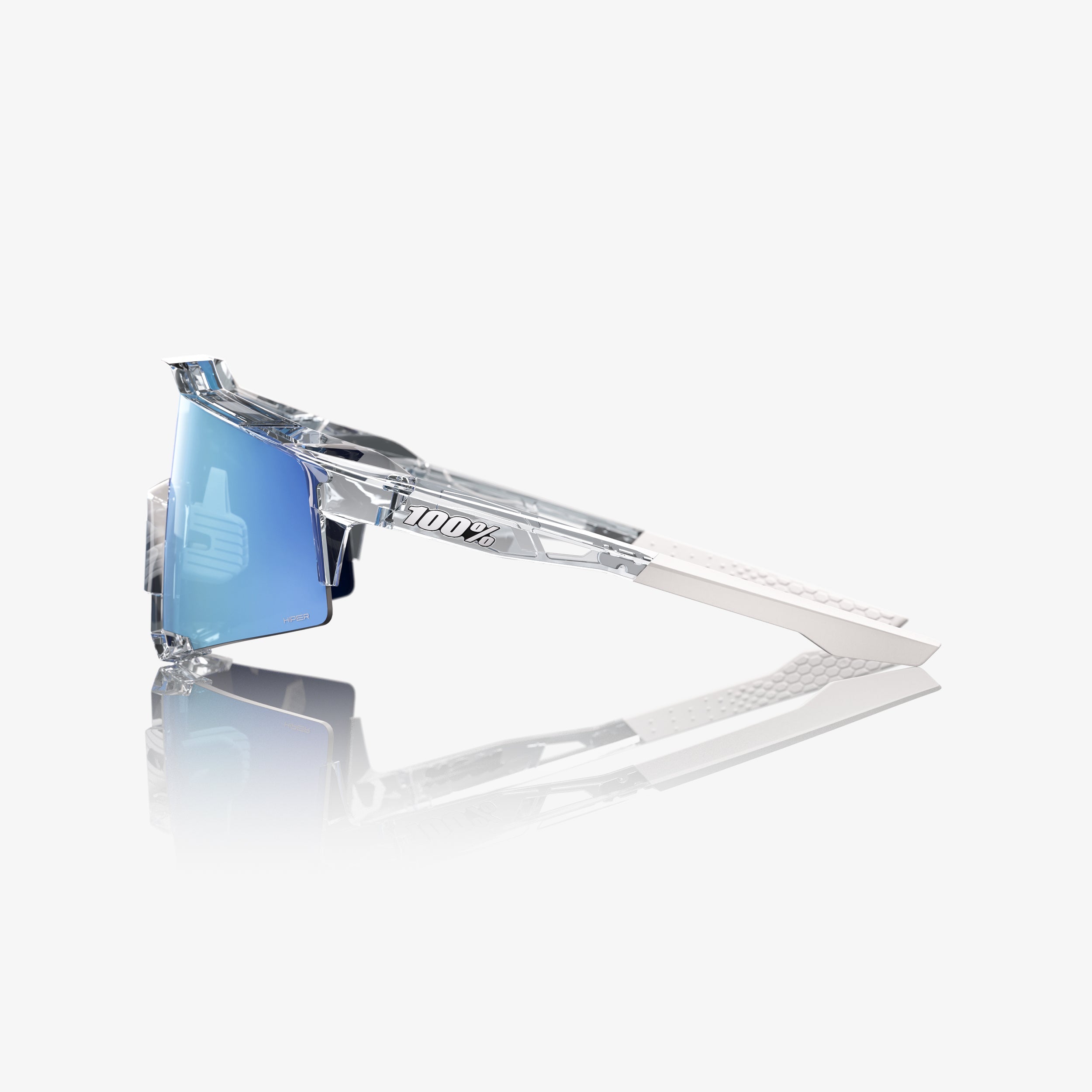 100% Speedcraft - Polished Translucent Clear - Hiper Blue - Frontrunner Colombo
