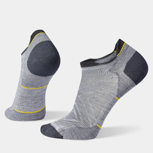 Smartwool Run Zero Cushion Low Ankle Unisex - Light Gray - Frontrunner Colombo