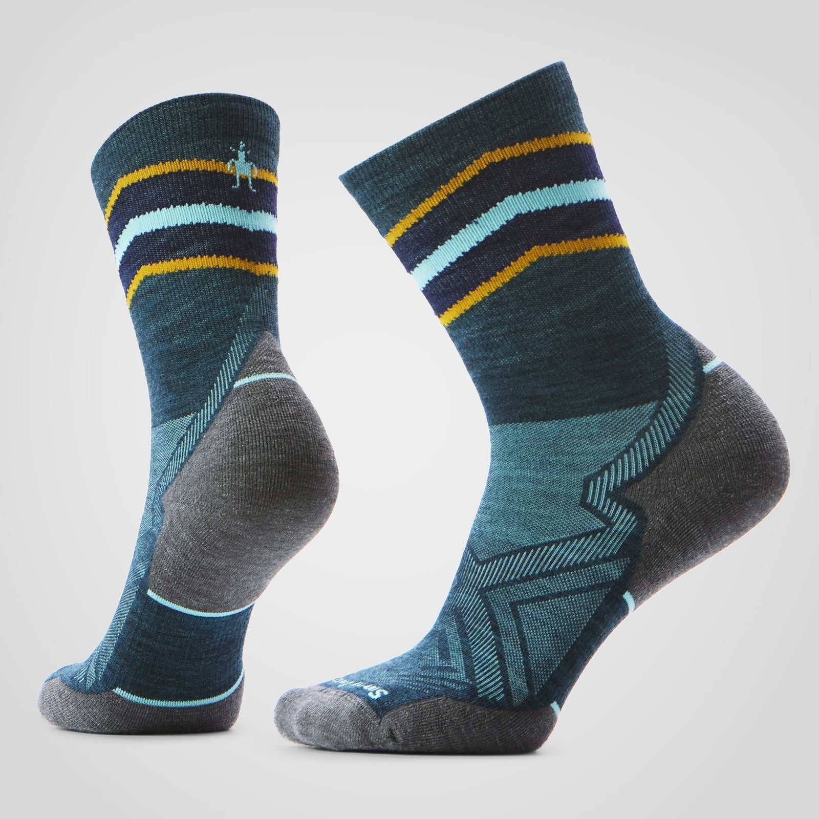 Smartwool Run Targeted Cushion Mid-Crew Womens - Twilight Blue - Frontrunner Colombo