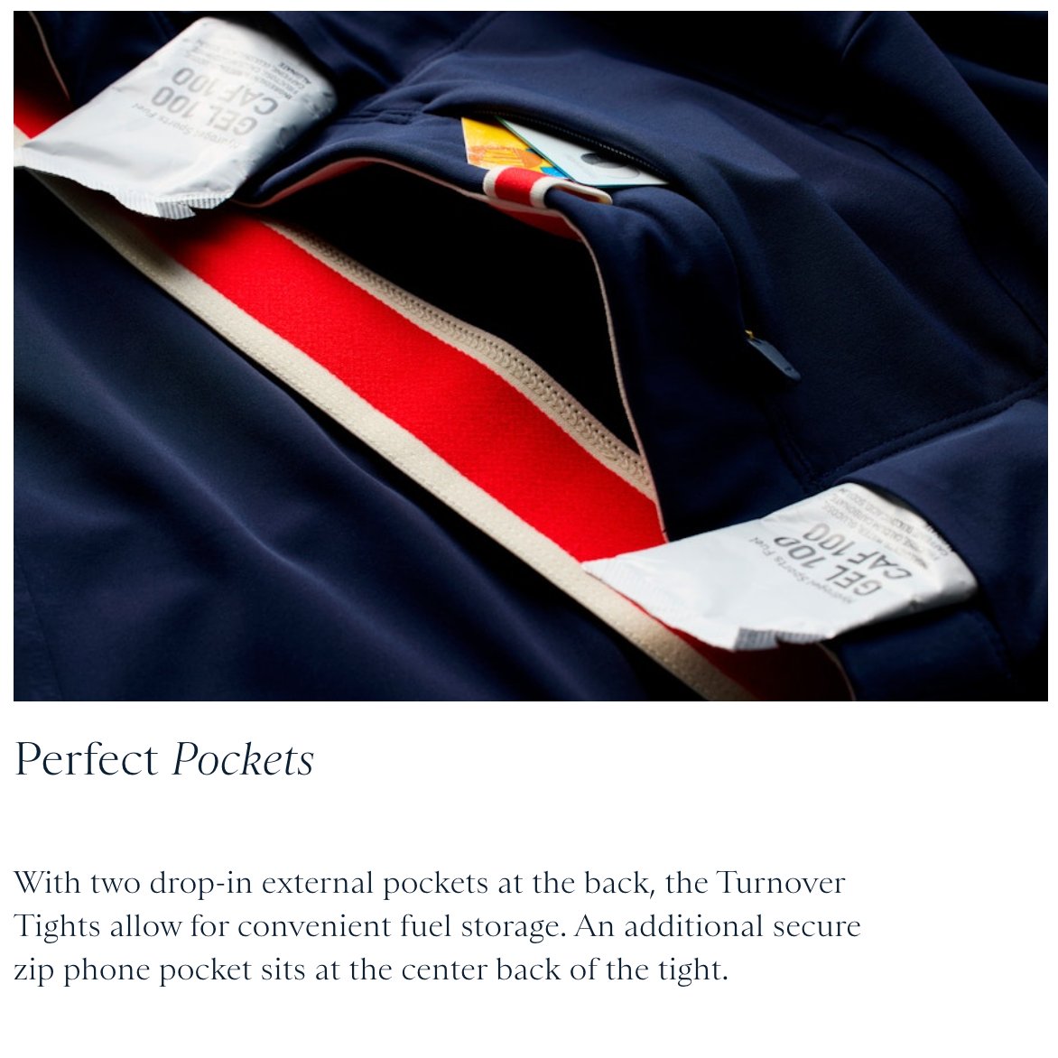 Tracksmith Turnover Tights Womens - Black - Frontrunner Colombo