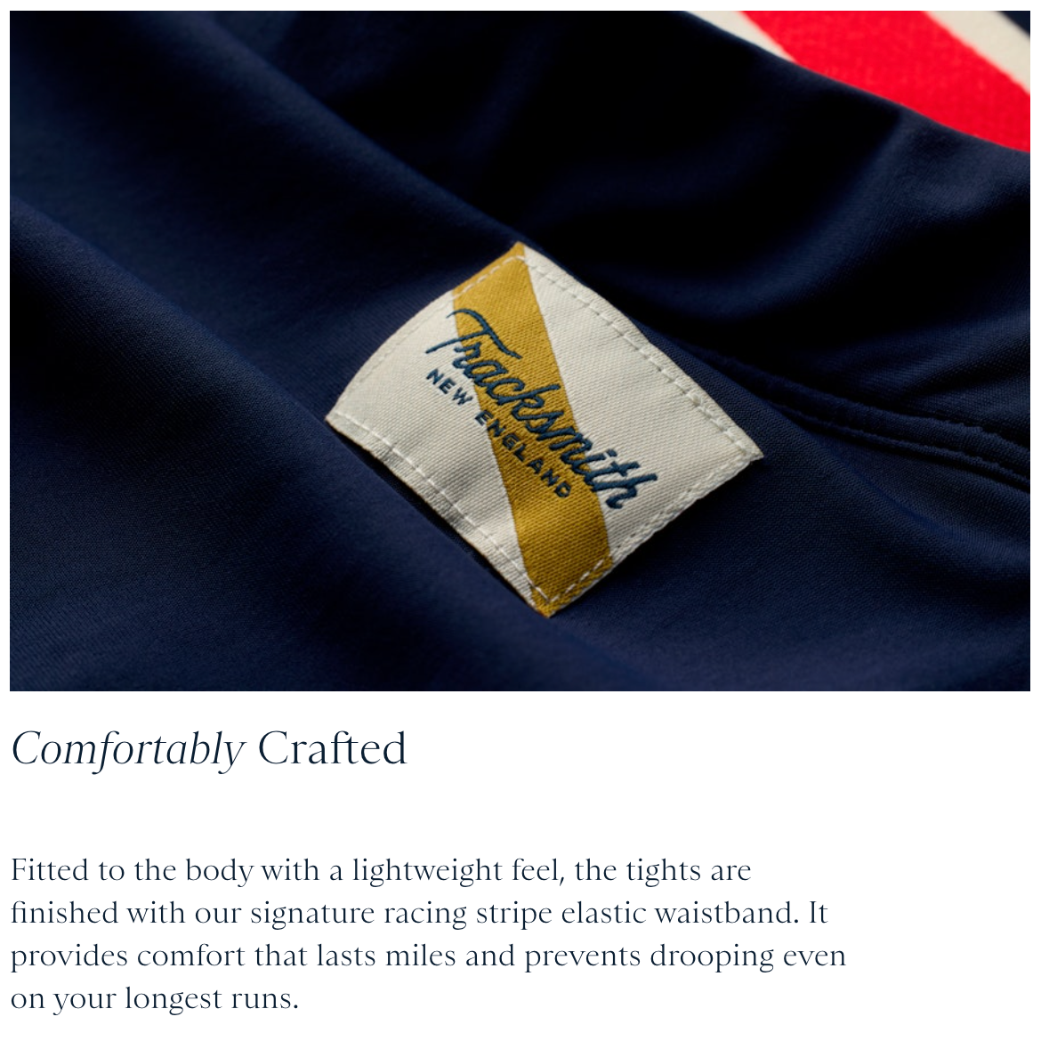 Tracksmith Turnover Tights Womens - Black - Frontrunner Colombo