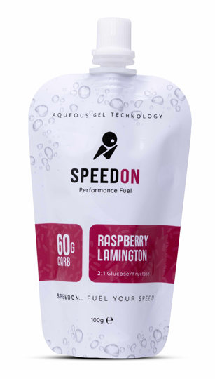 SpeedON Aqueous Gel- 60g Carb- Raspberry Lamington - Frontrunner Colombo