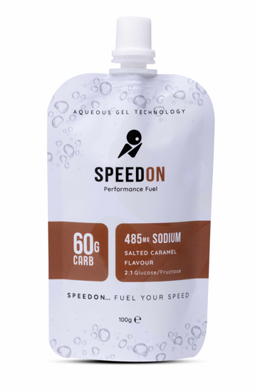 SpeedON Aqueous Gel- 60g Carb- Salted Caramel - Frontrunner Colombo
