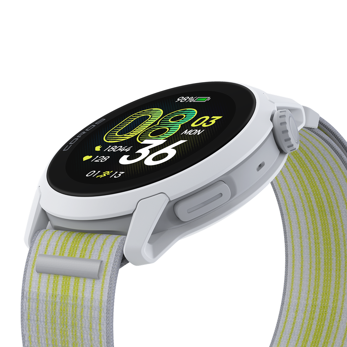 Coros Pace 4 - White - Nylon Band - Frontrunner Colombo