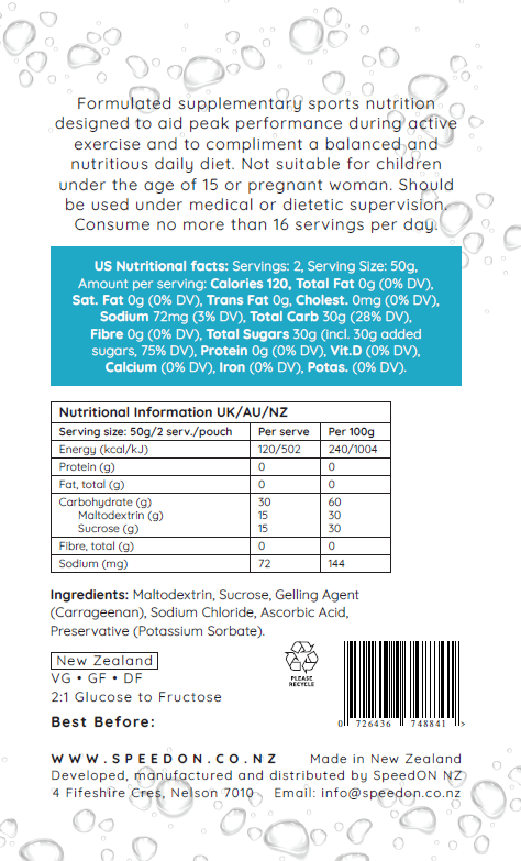 SpeedON Aqueous Gel - 100g Carb - Nude - Frontrunner Colombo