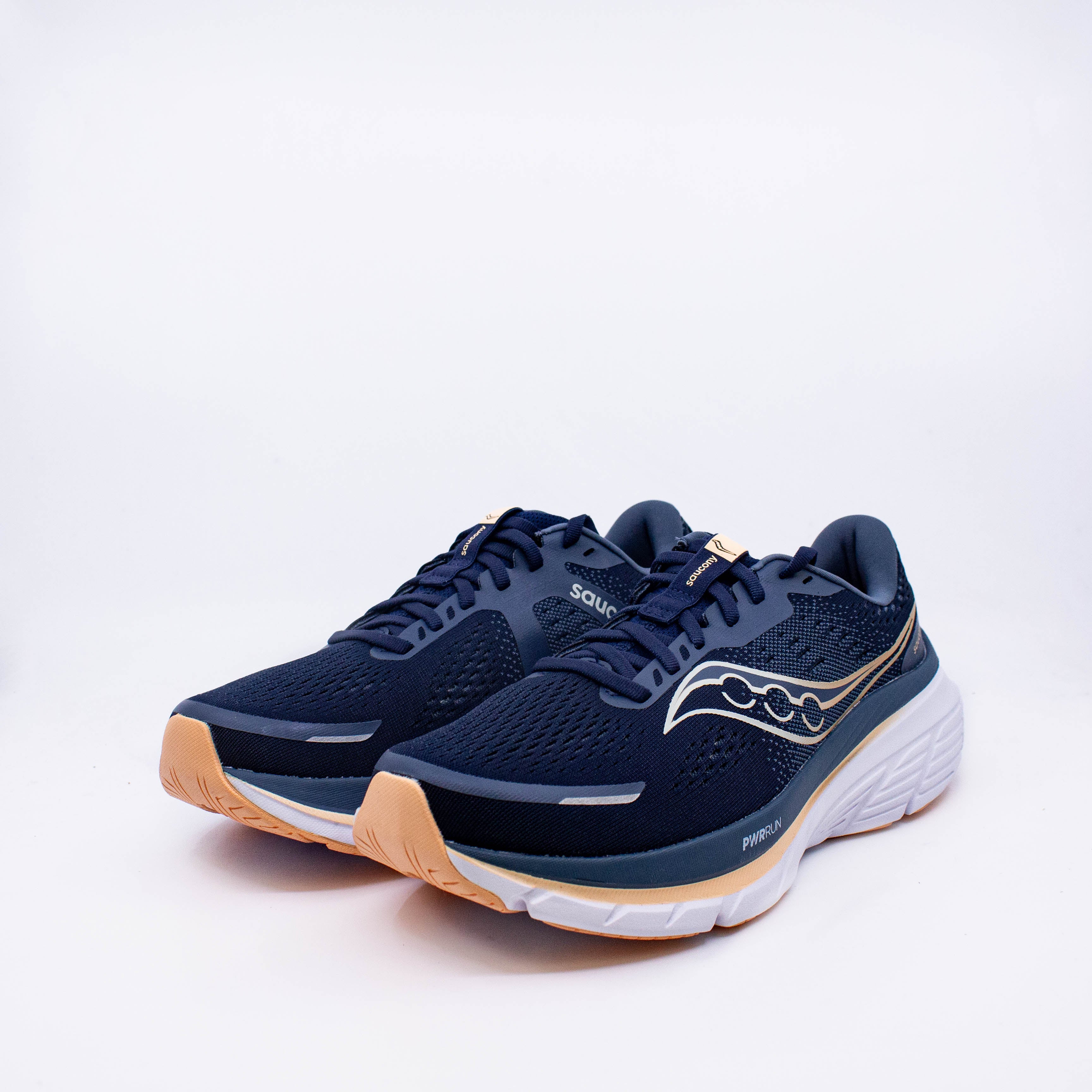 Saucony Guide 18 (B Standard) Womens Navy/Apricot - Frontrunner Colombo