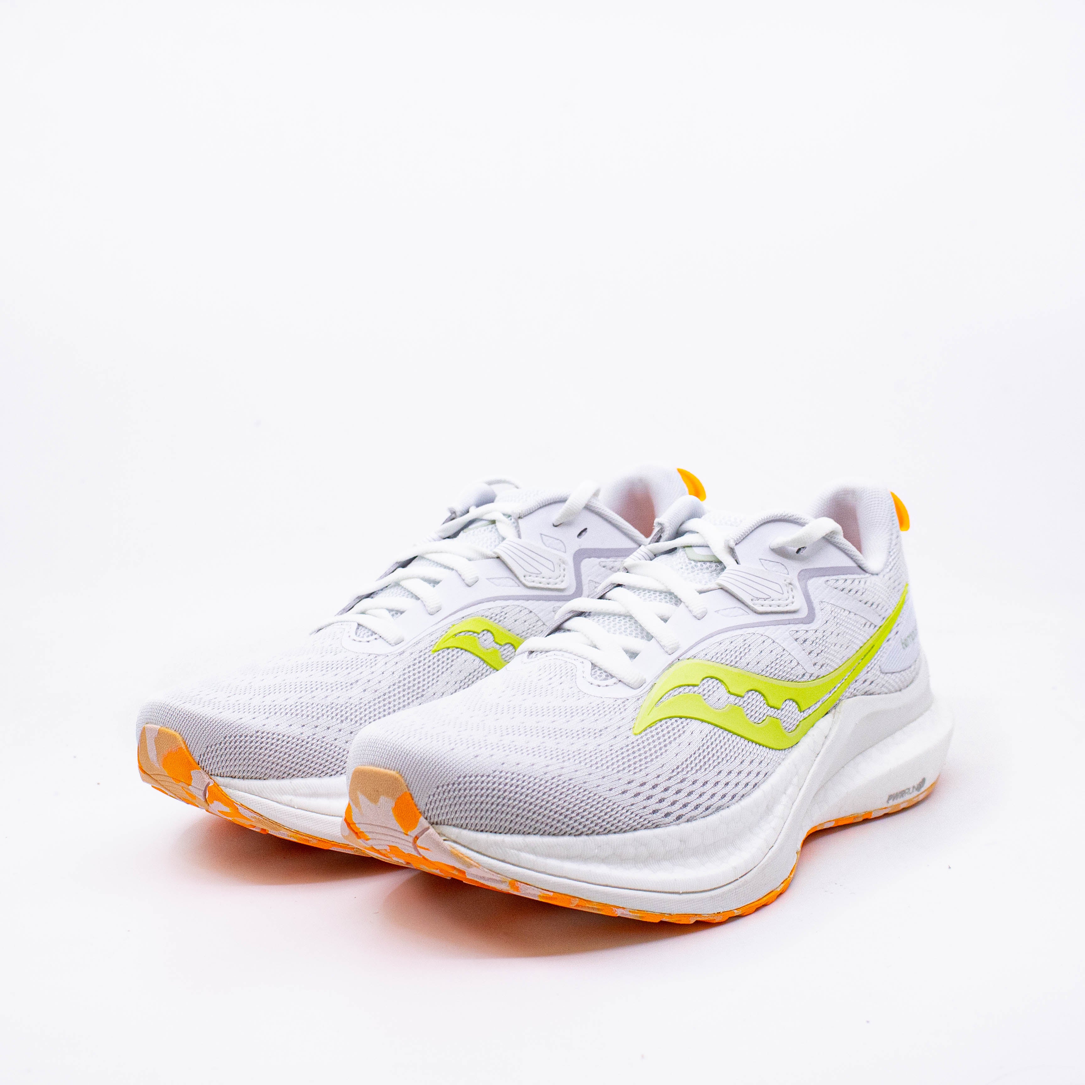 Saucony Tempus 2 (B Standard) Womens White/Sunny - Frontrunner Colombo