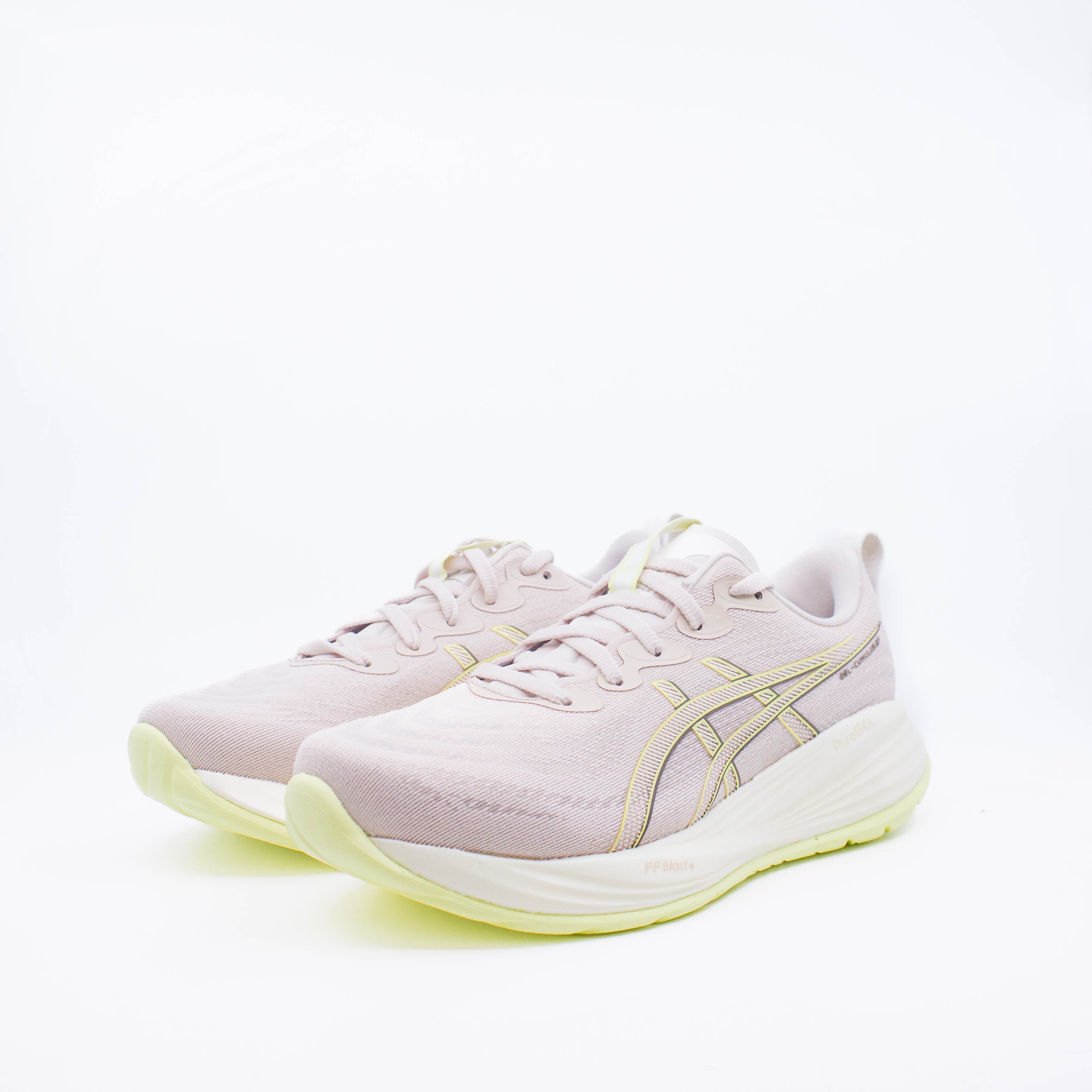 Asics Gel-Cumulus 27 (D Wide) Womens Mineral Beige/Huddle Yellow - Frontrunner Colombo