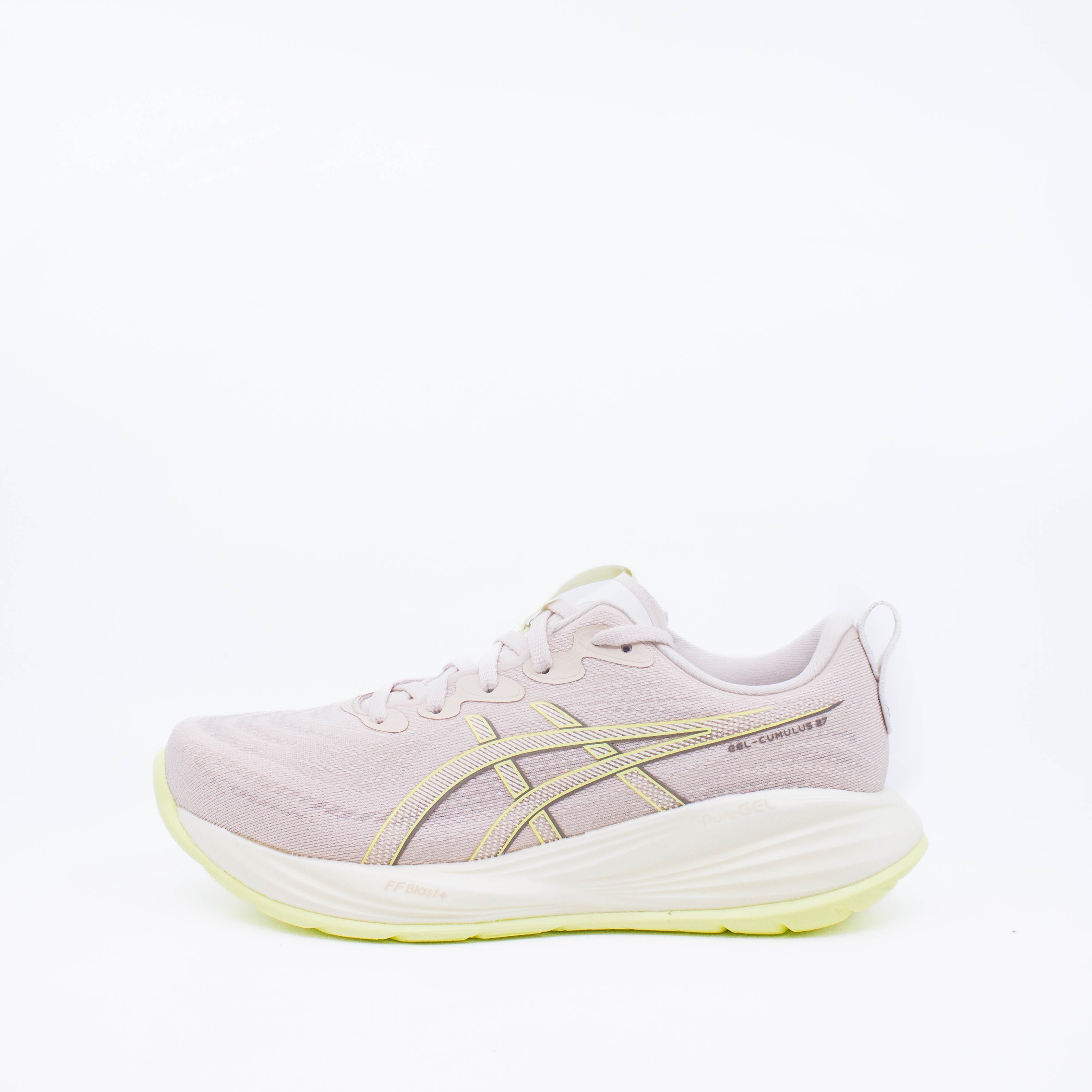 Asics Gel-Cumulus 27 (D Wide) Womens Mineral Beige/Huddle Yellow - Frontrunner Colombo