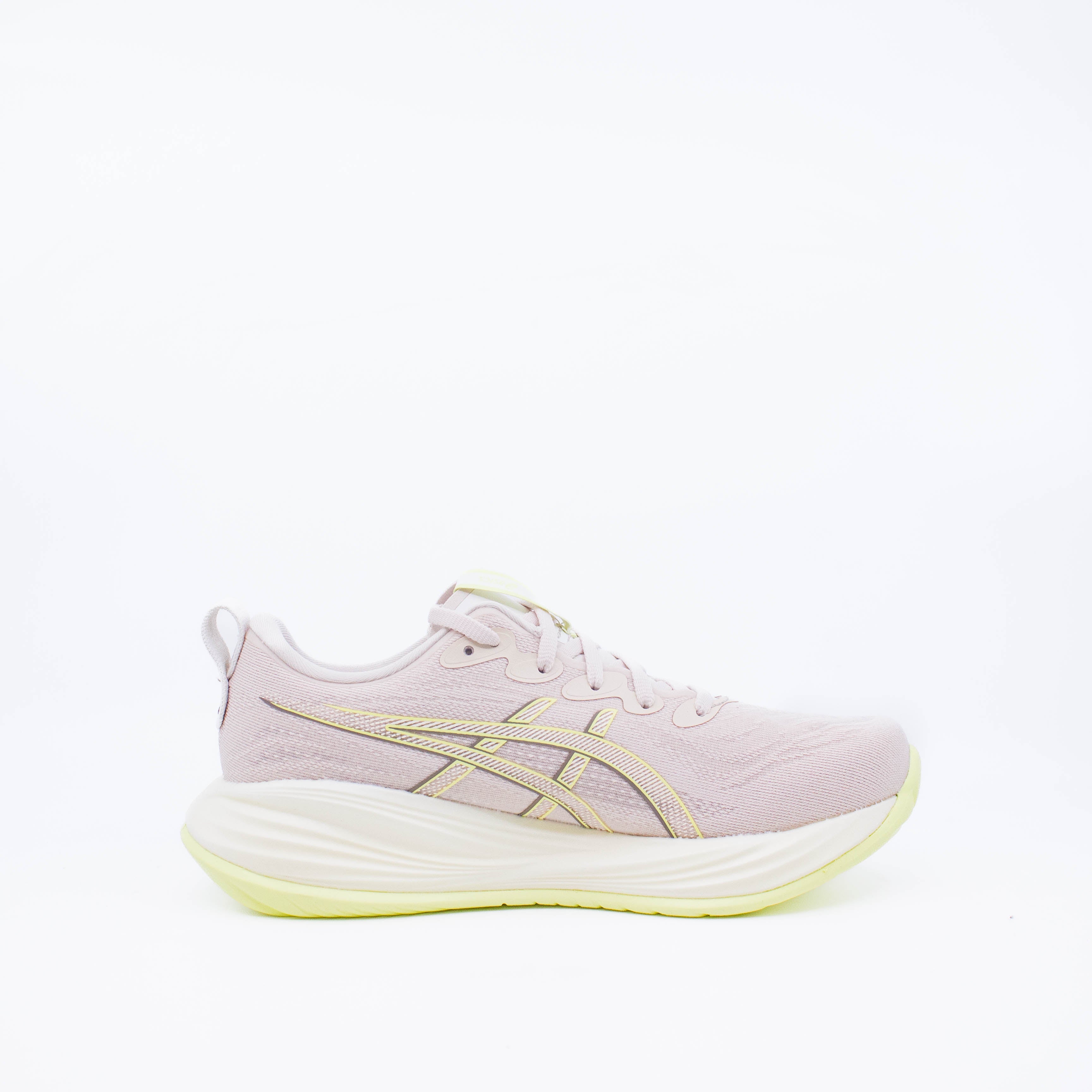 Asics Gel-Cumulus 27 (D Wide) Womens Mineral Beige/Huddle Yellow - Frontrunner Colombo