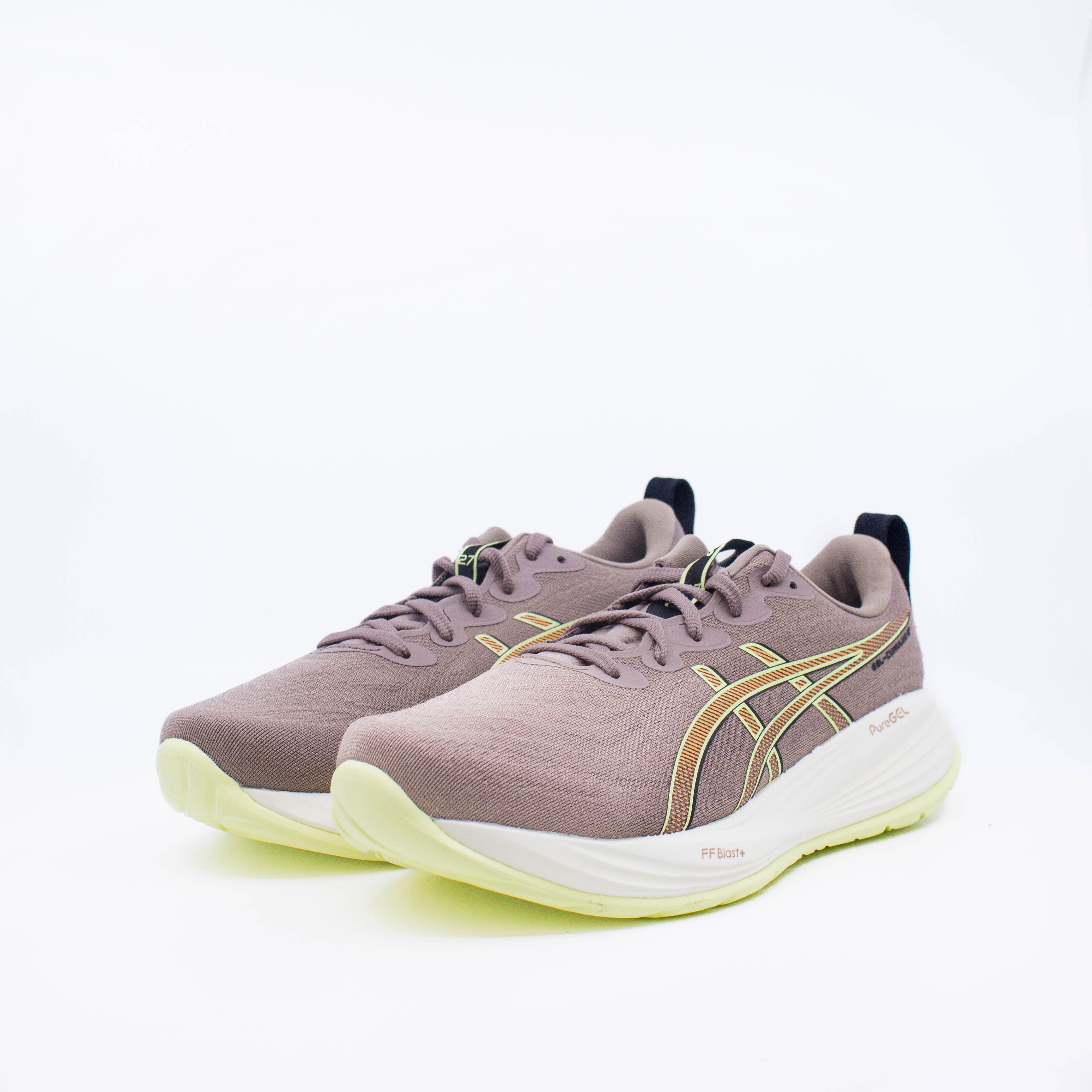 Asics Gel-Cumulus 27 (2E Wide) Mens Taupe Grey/Black - Frontrunner Colombo