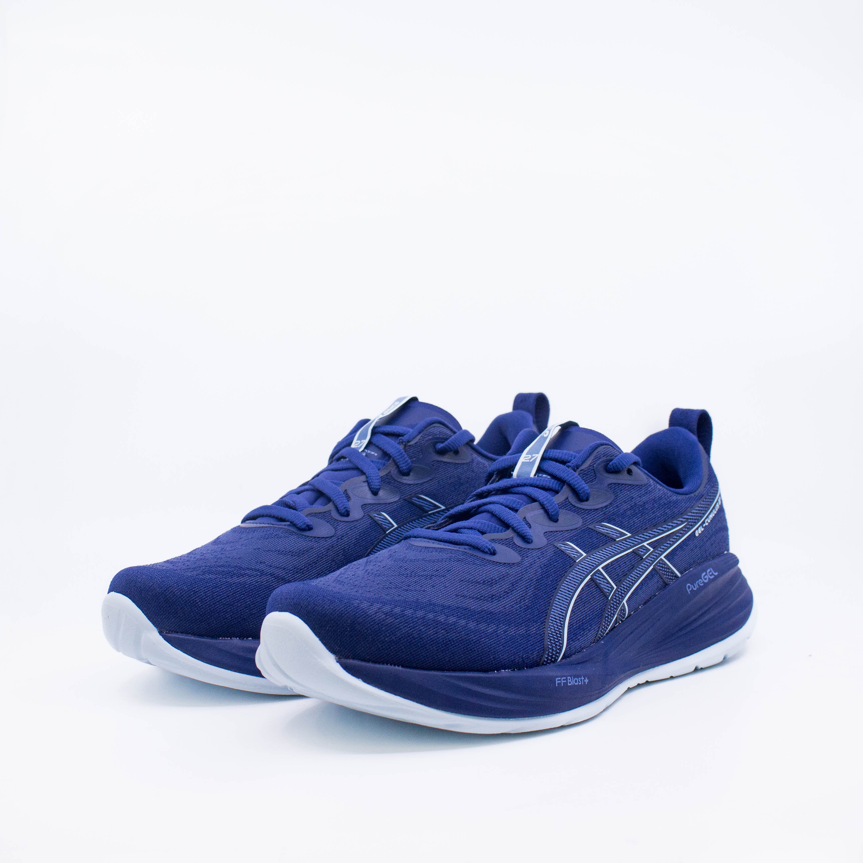 Asics Gel-Cumulus 27 (D Standard) Mens Indigo Blue/Cool Grey - Frontrunner Colombo