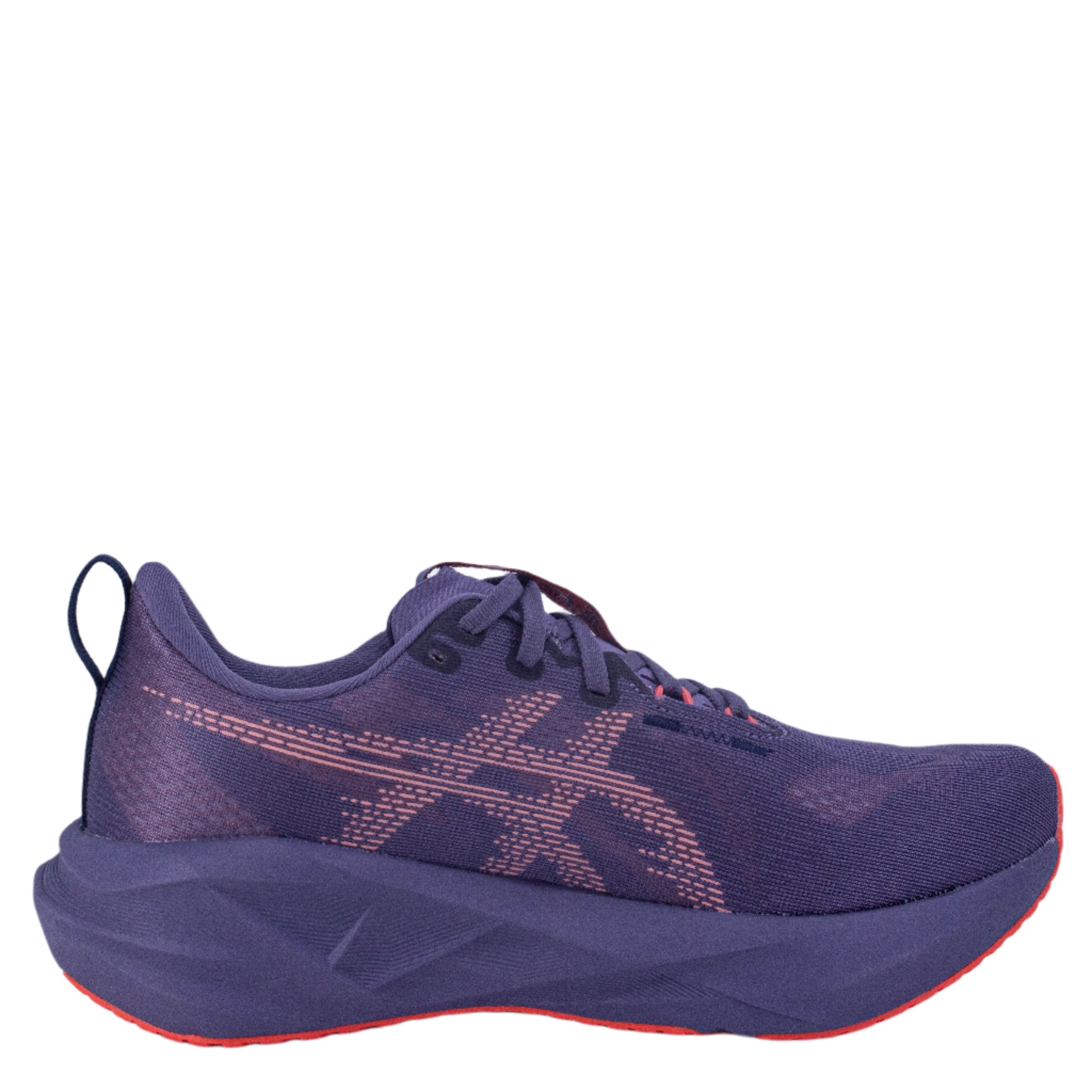 Asics Novablast 5 (D Standard) Mens Greyish Purple/Coral Reef - Frontrunner Colombo