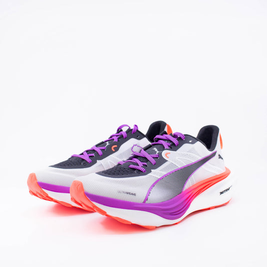 Puma Deviate Nitro Elite Trail (B Standard) Womens White - Frontrunner Colombo