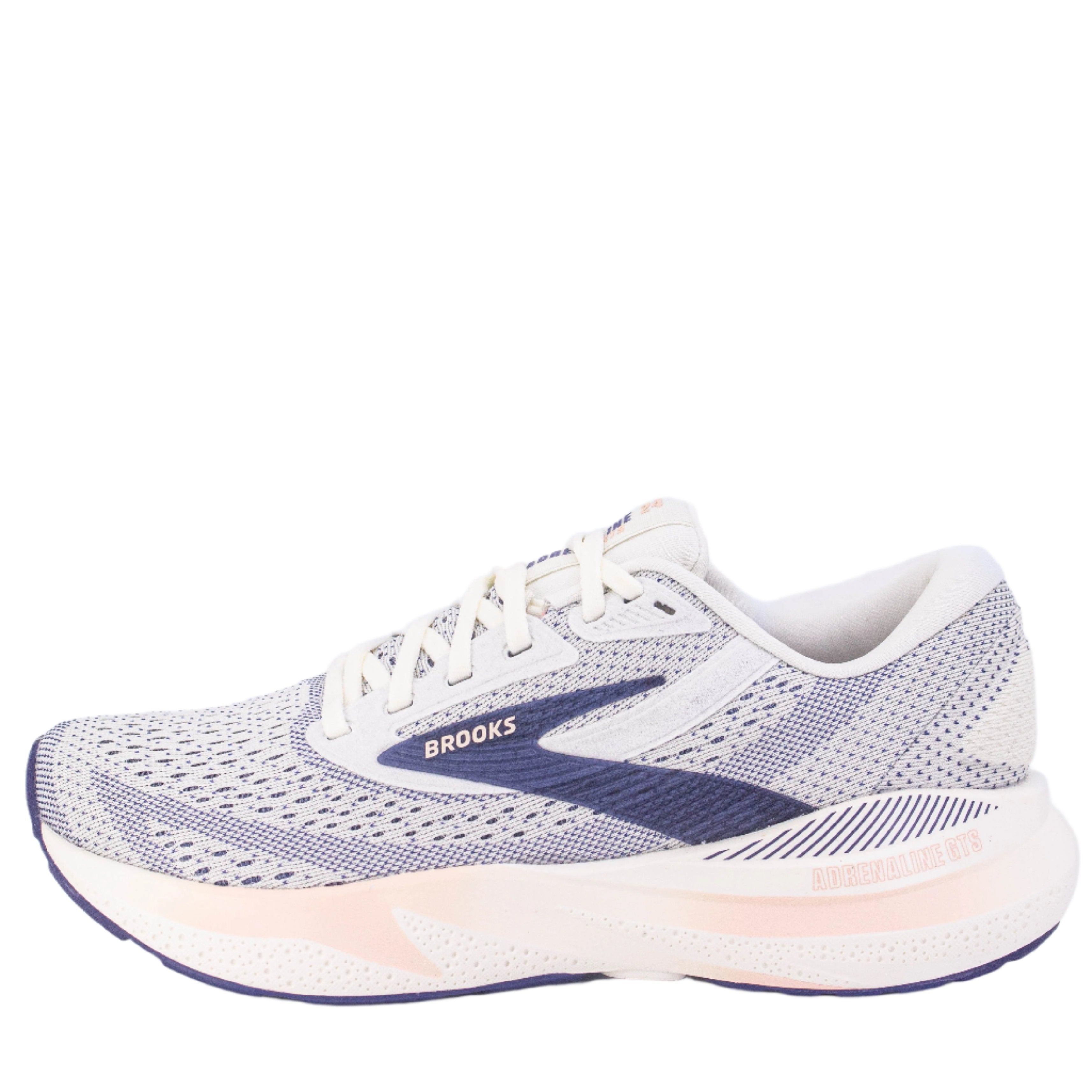 Brooks Adrenaline GTS 24 (B Standard) Womens Grey/Blue Ribbon/Peach - Frontrunner Colombo