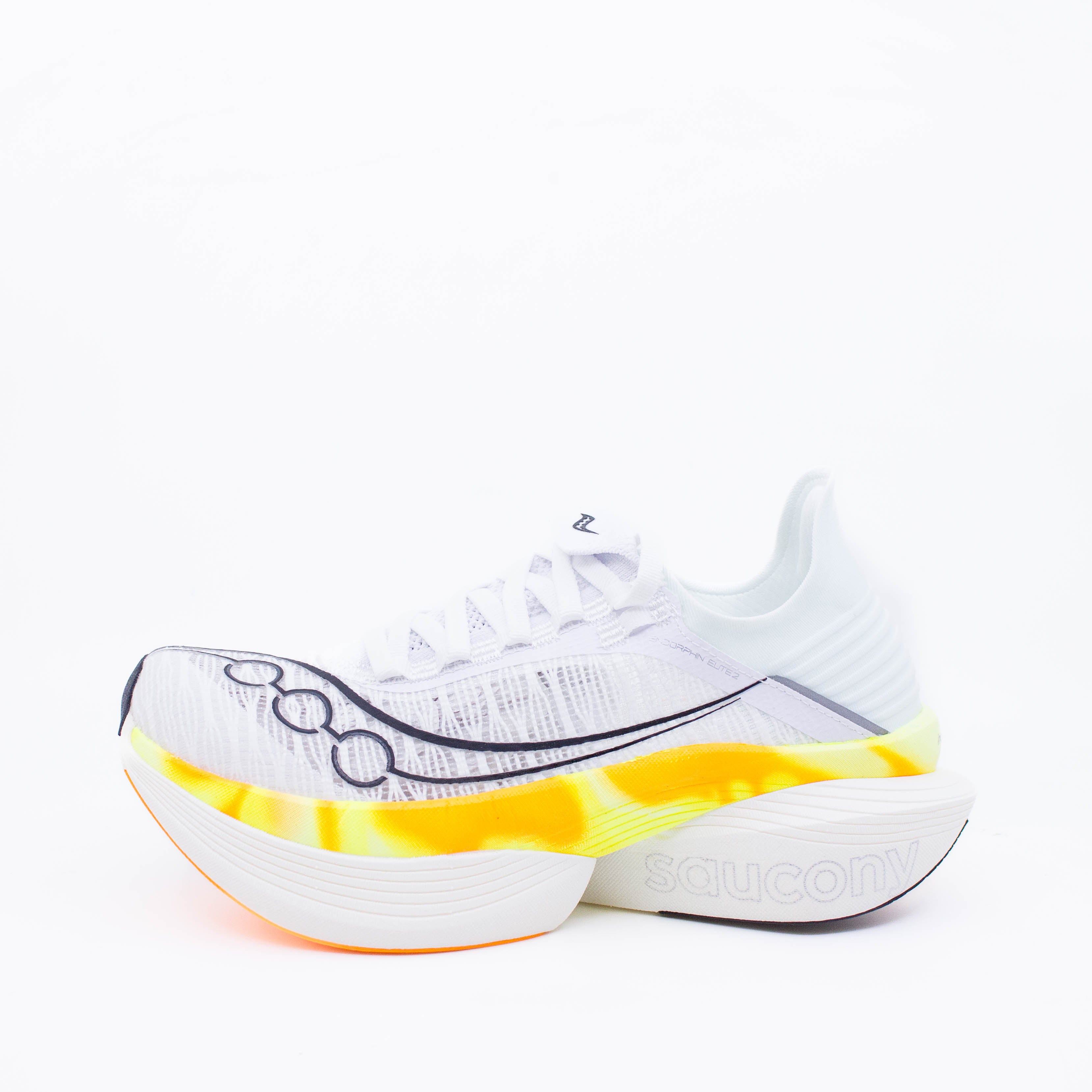 Saucony Endorphin Elite 2 (D Width) Unisex White/Peel - Frontrunner Colombo