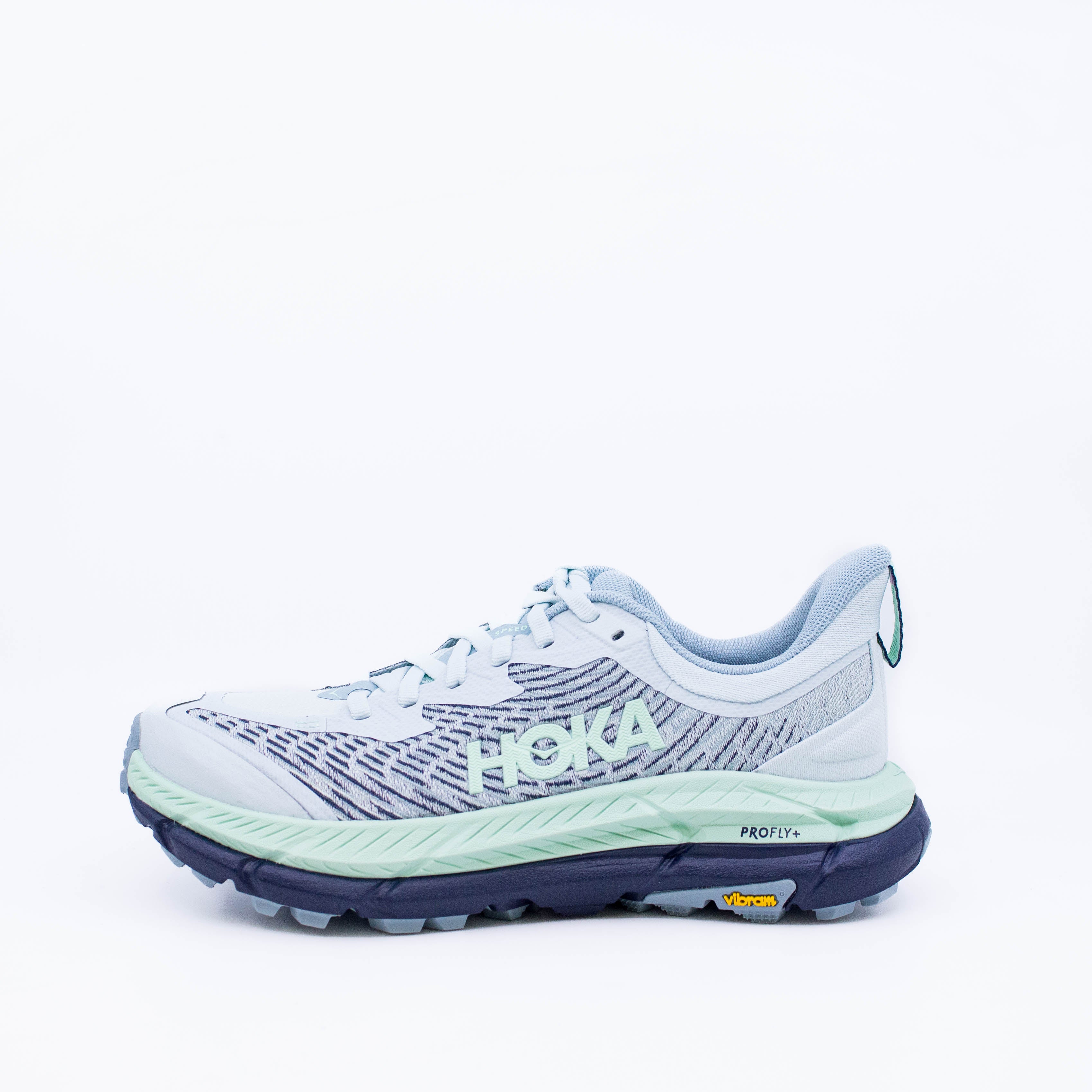 Hoka Mafate Speed 4 (B Standard) Womens Droplet/Mint Flourite - Frontrunner Colombo