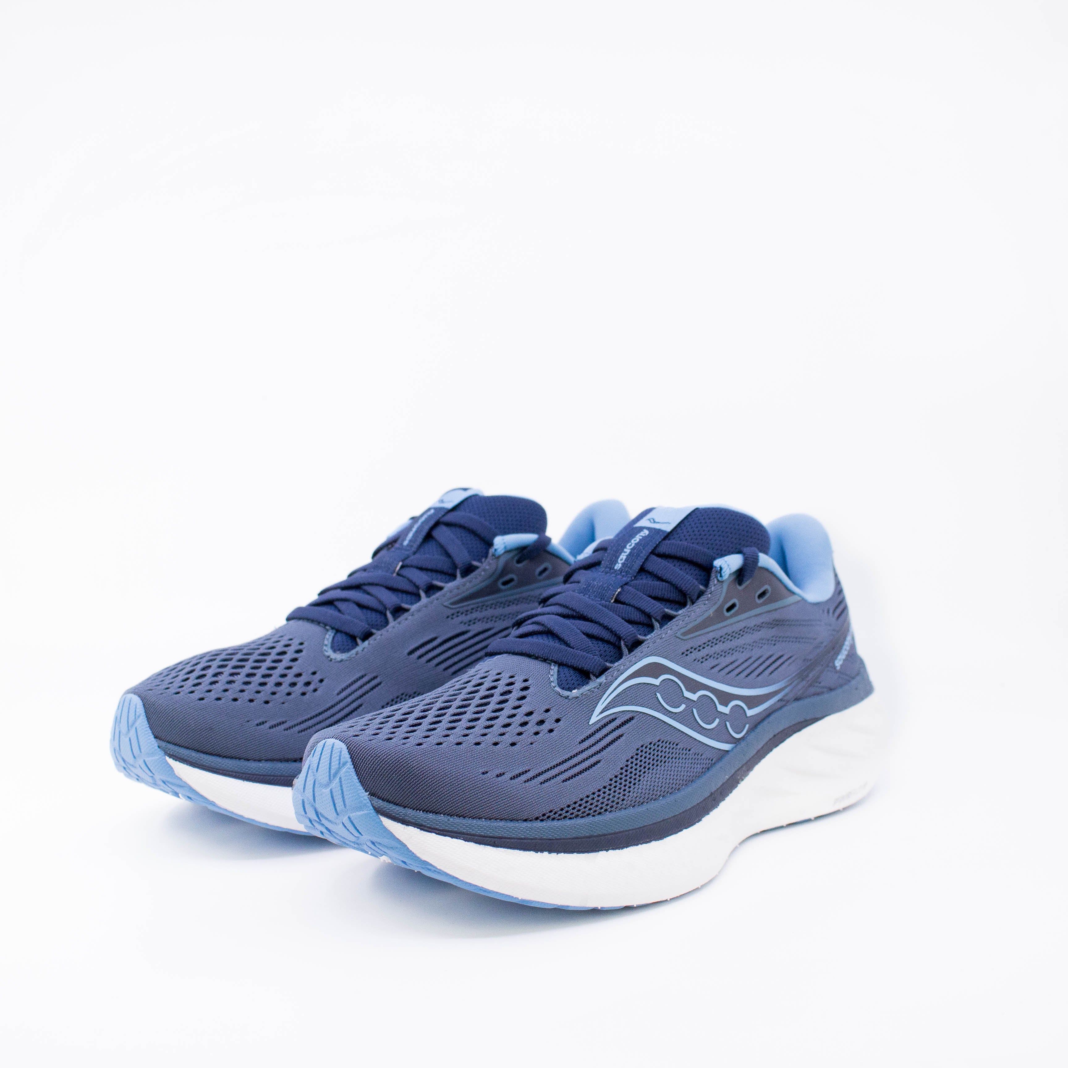 Saucony Ride 18 (B Standard) Womens Dusk/Navy - Frontrunner Colombo